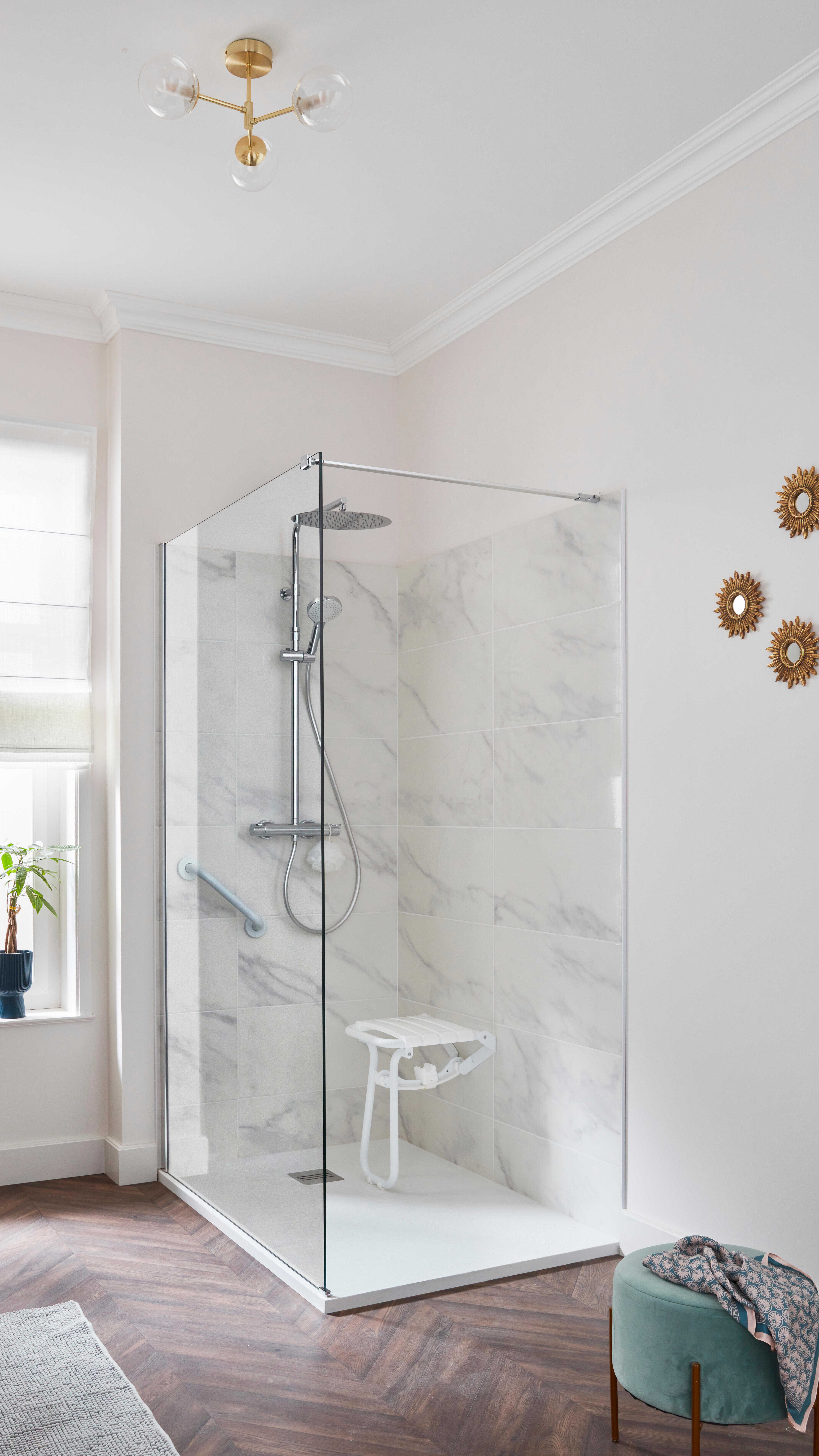 Barra 30CM-30MM ANTI-DESLIZANTE BRANCO - 3