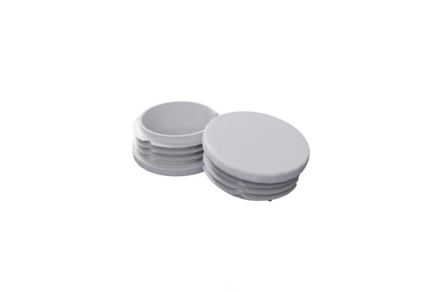 Pack tapones blanco para pasamanos aluminio blanco diametro 4cm