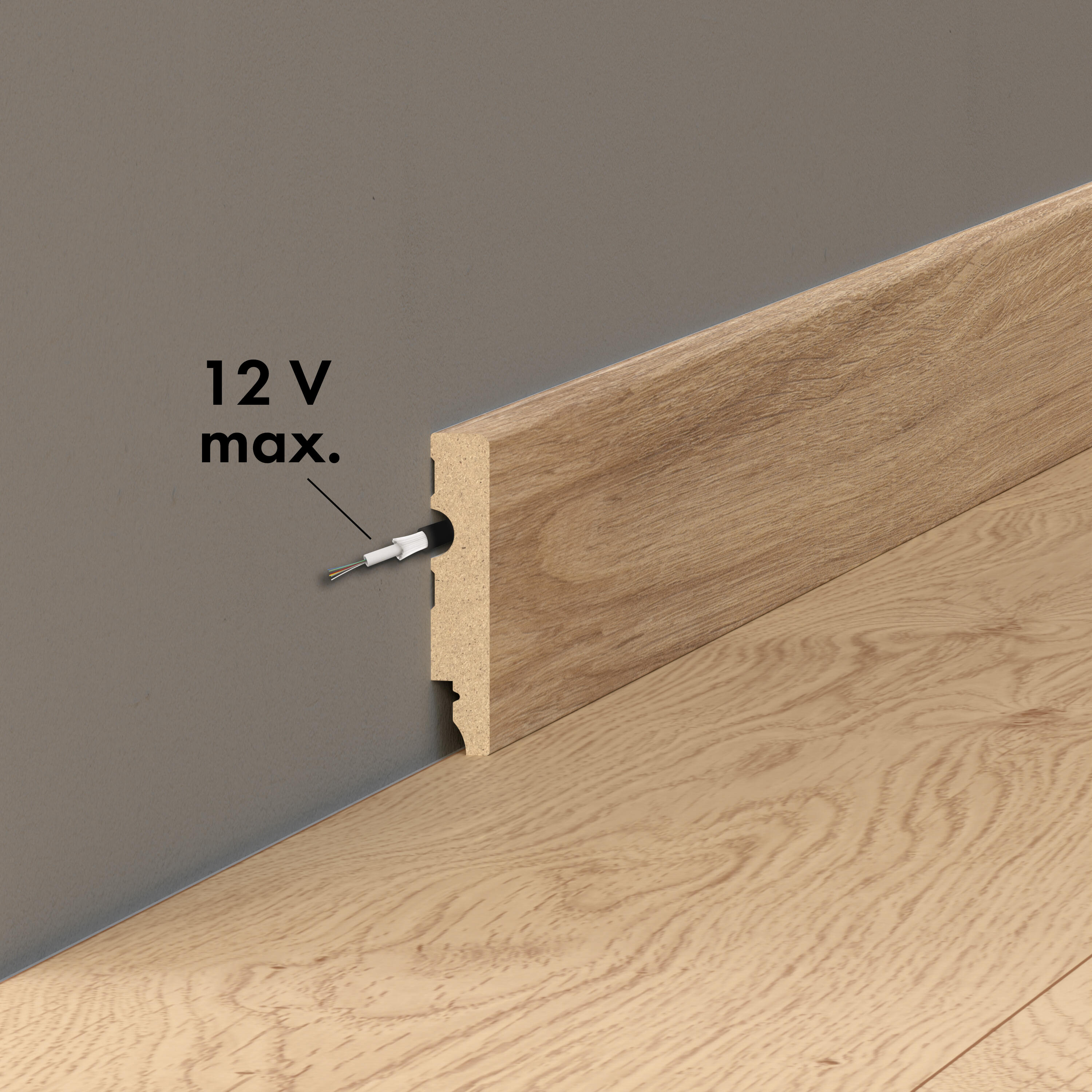 Listwa przypodłogowa MDF Dunmor 8 cm Artens - 2