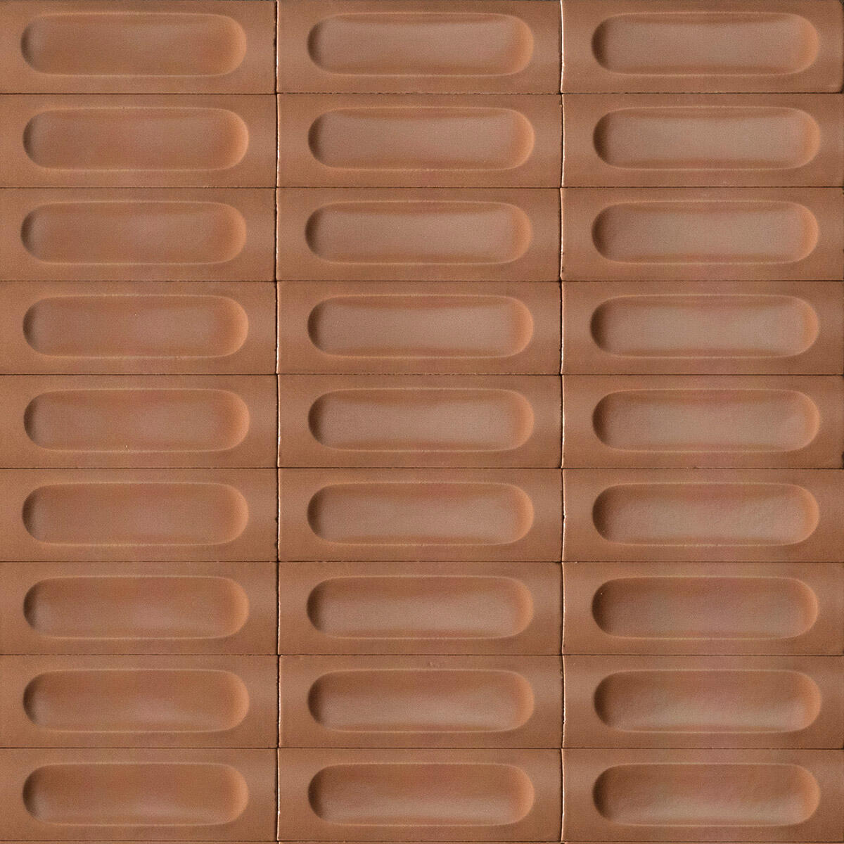 25m² Carrelage Céramique Aspect Terre Cuite 33x33cm - Mat Antidérapant