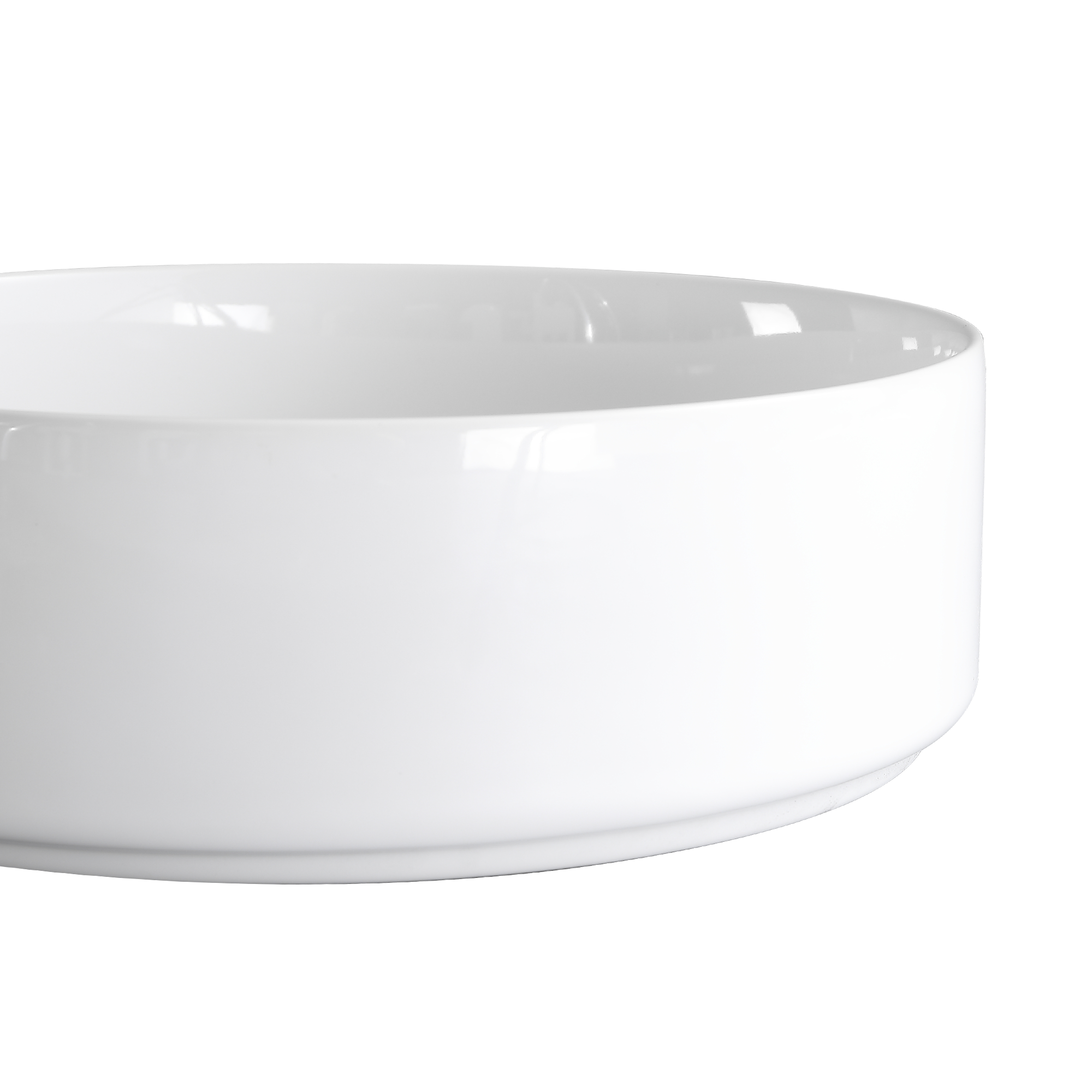 Umywalka nablatowa Studio Round 37 cm biała SENSEA - 9