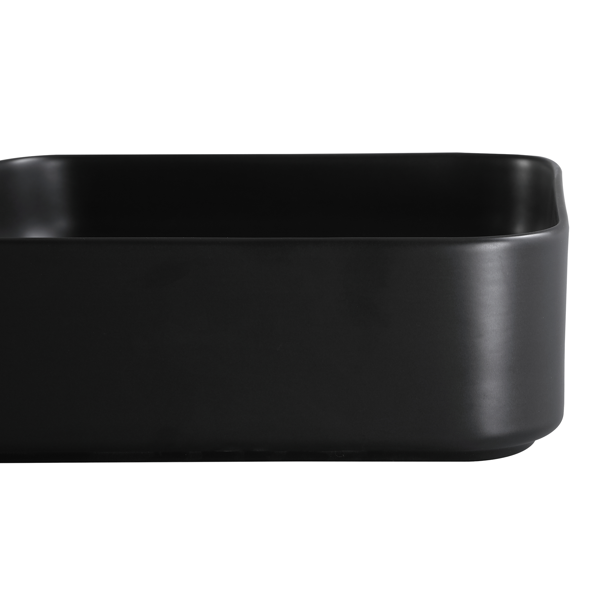 Umywalka nablatowa Studio Square czarny mat 36 cm Sensea - 3