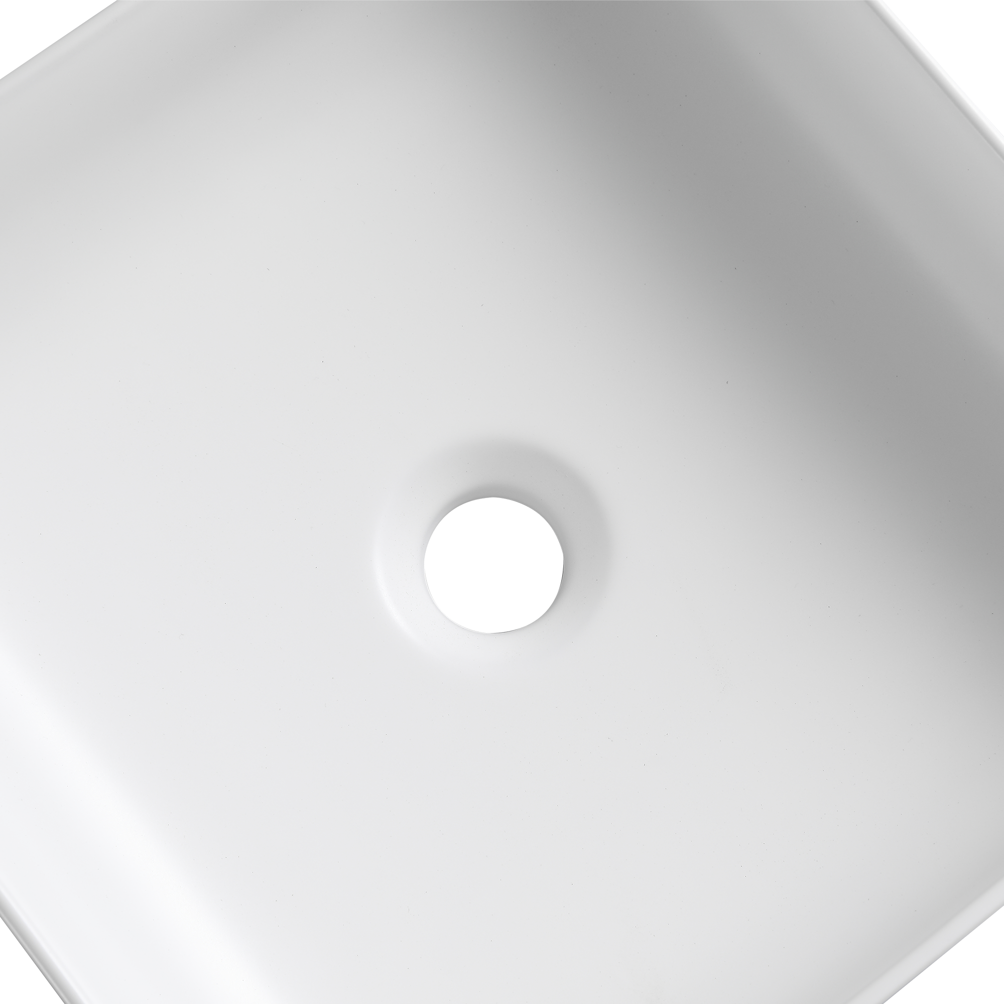 Vasque à poser céramique carré Studio H.12 x l.36 x P.36 cm blanc mat - 4
