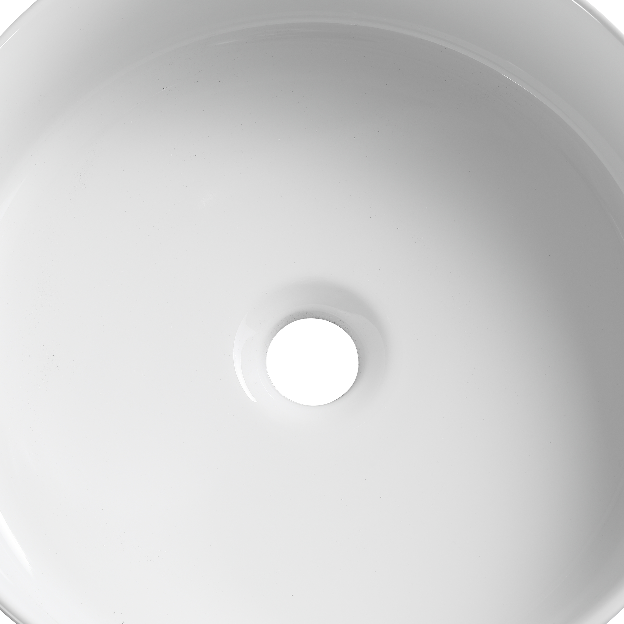 Umywalka nablatowa Studio Round 37 cm biała SENSEA - 10