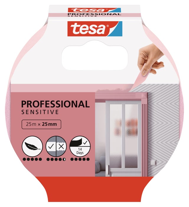Cinta de pintor precision sensitive TESA 25mx25mm