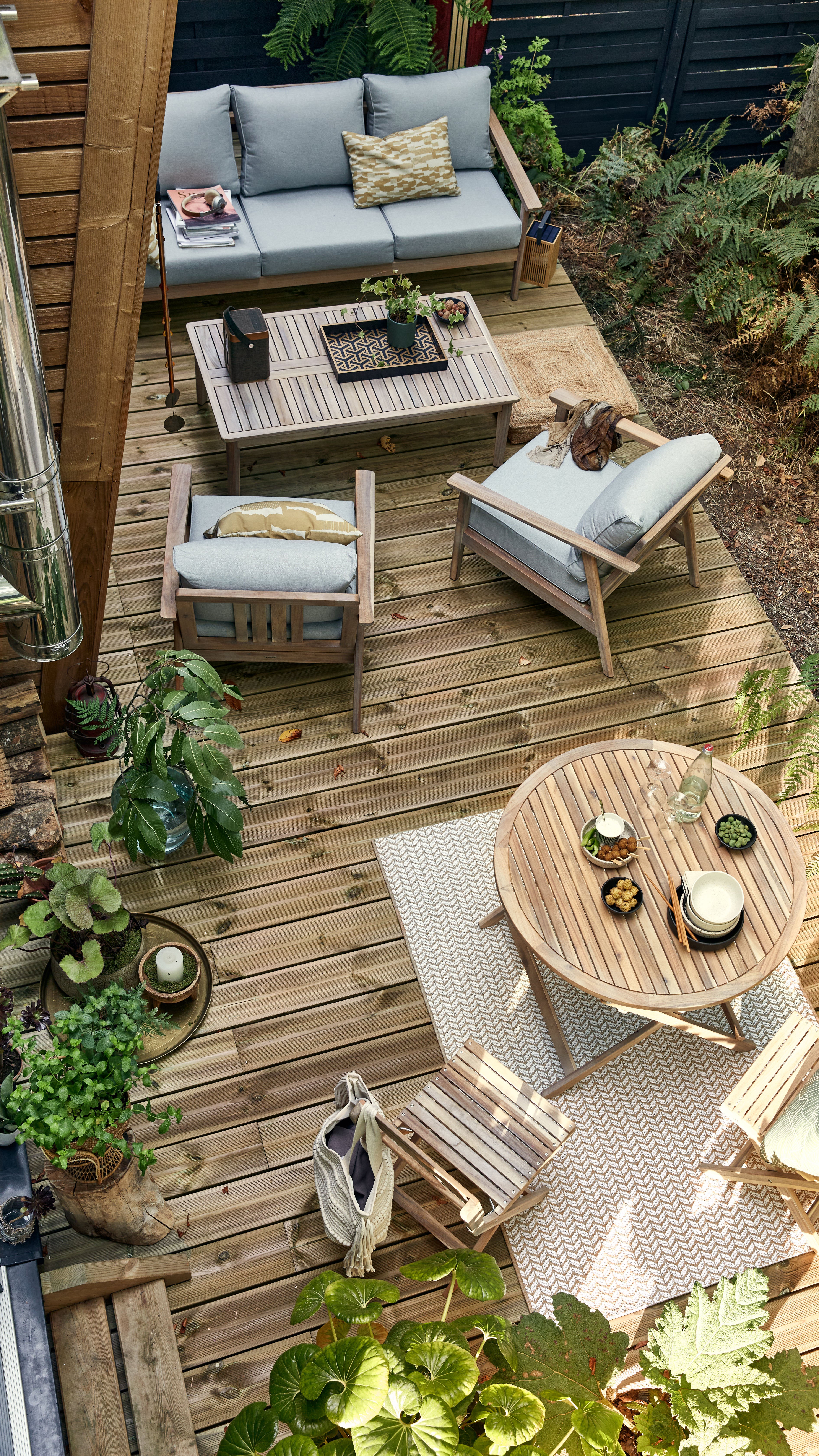 Salon de jardin ou terrasse minimaliste et design BAYMOOD.AIR