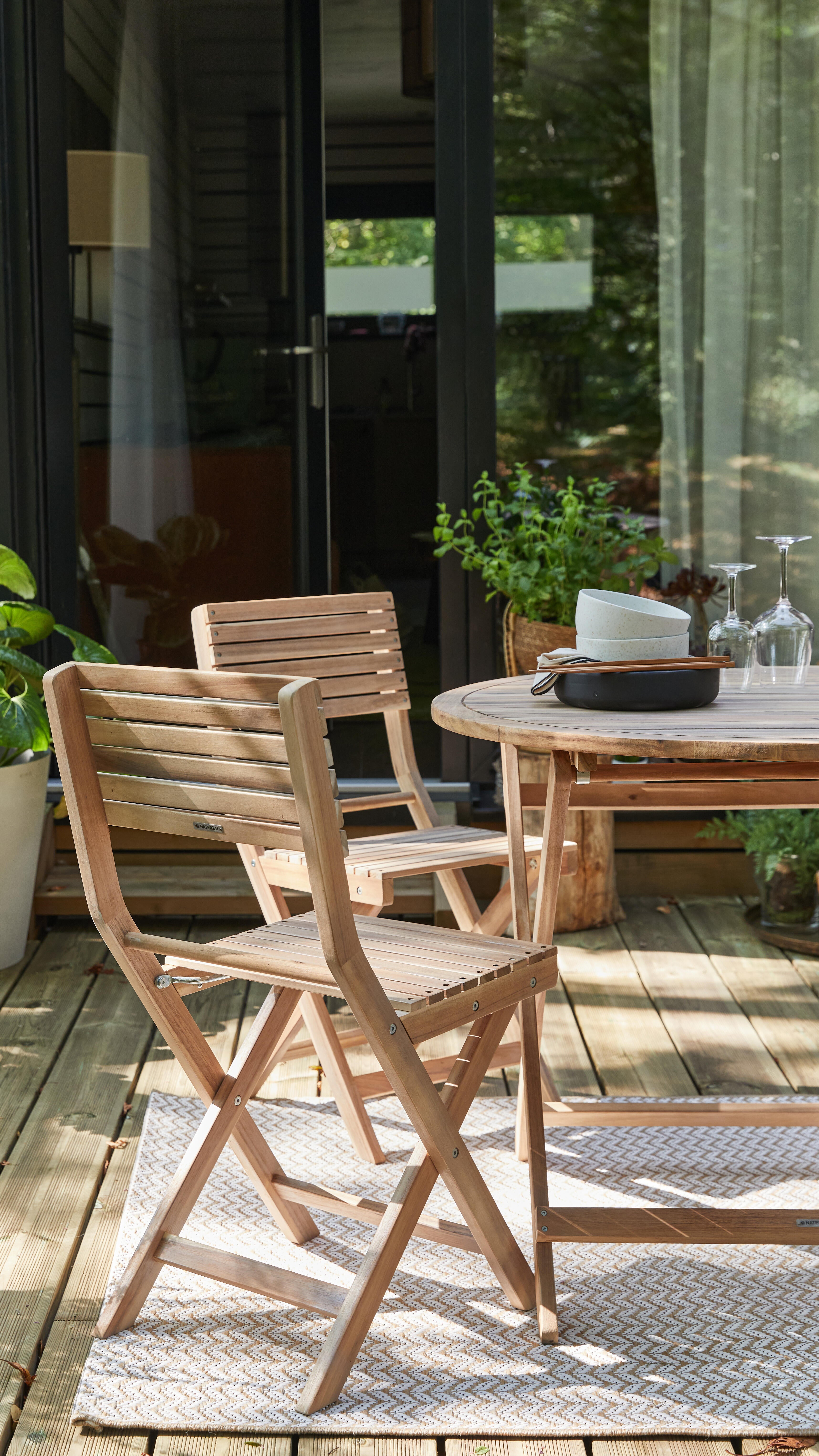 2 cadeiras de madeira NATERIAL SOLIS ORIGAMI - 4