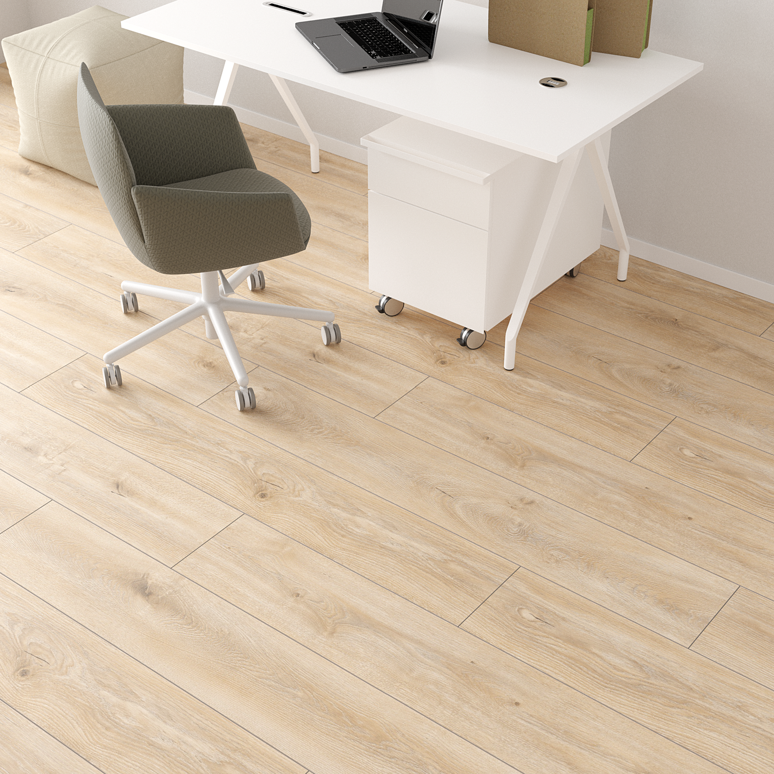 Panele podłogowe laminowane wodoodporne AC6 10 mm Kronostep XL Dąb Yonas - 2