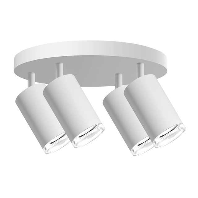 Plafon Turyn biały 4 x GU10 IP44 LED Goldlux