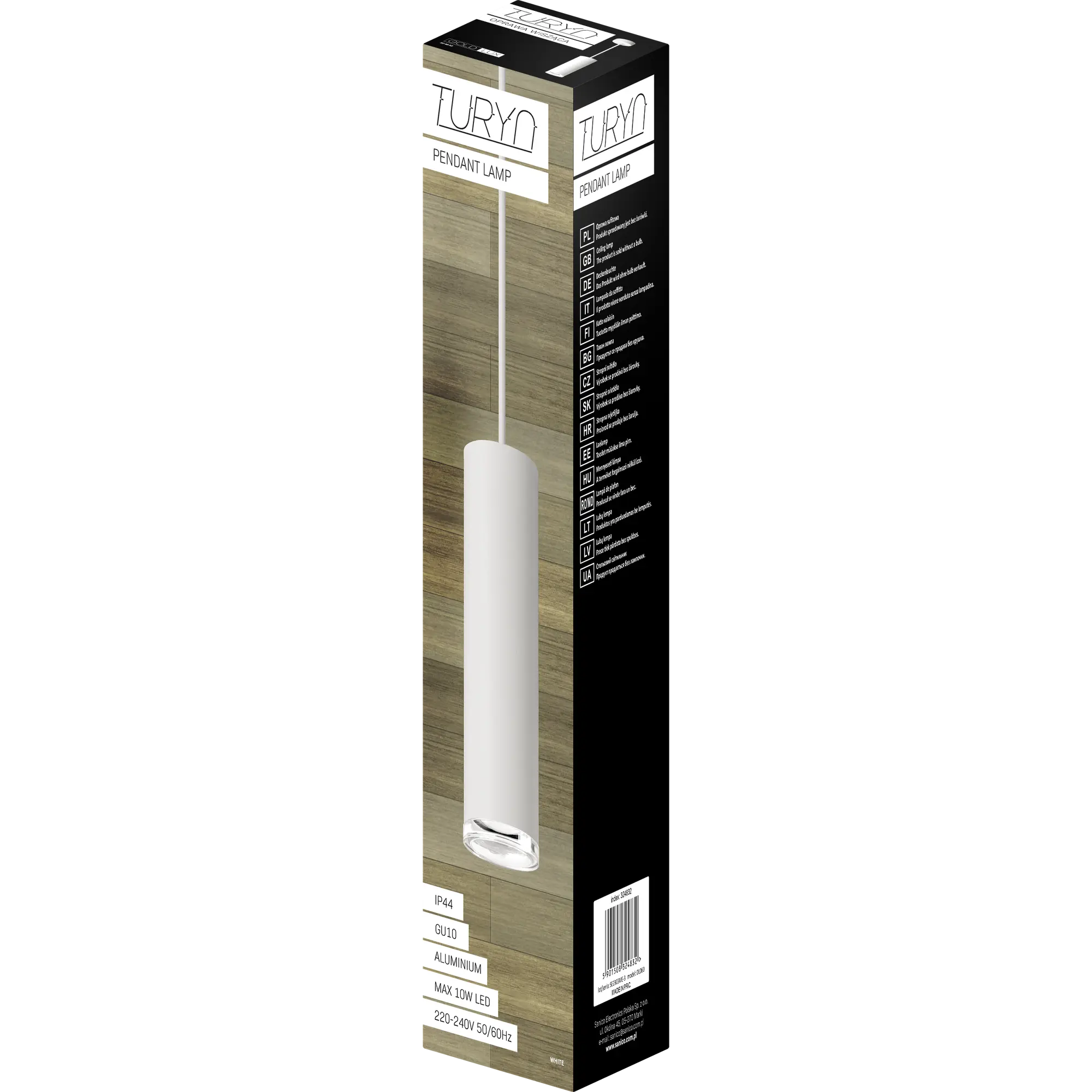 Lampa wisząca łazienkowa Turyn biała GU10 IP44 Goldlux - 6