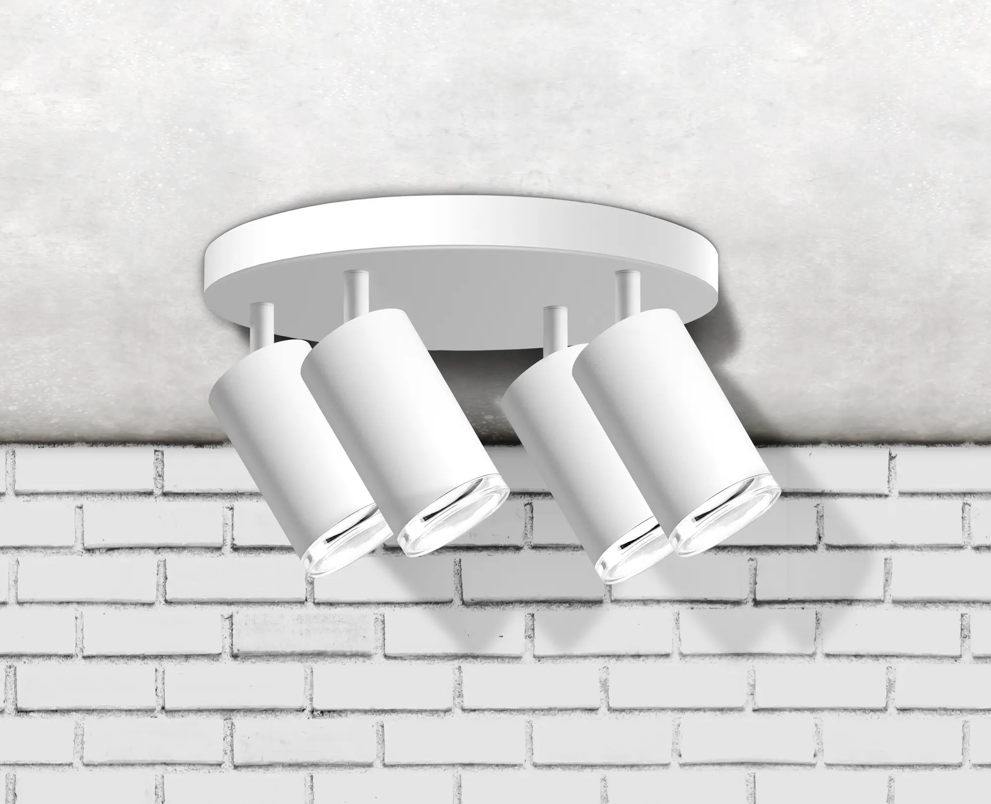 Plafon Turyn biały 4 x GU10 IP44 LED Goldlux - 2