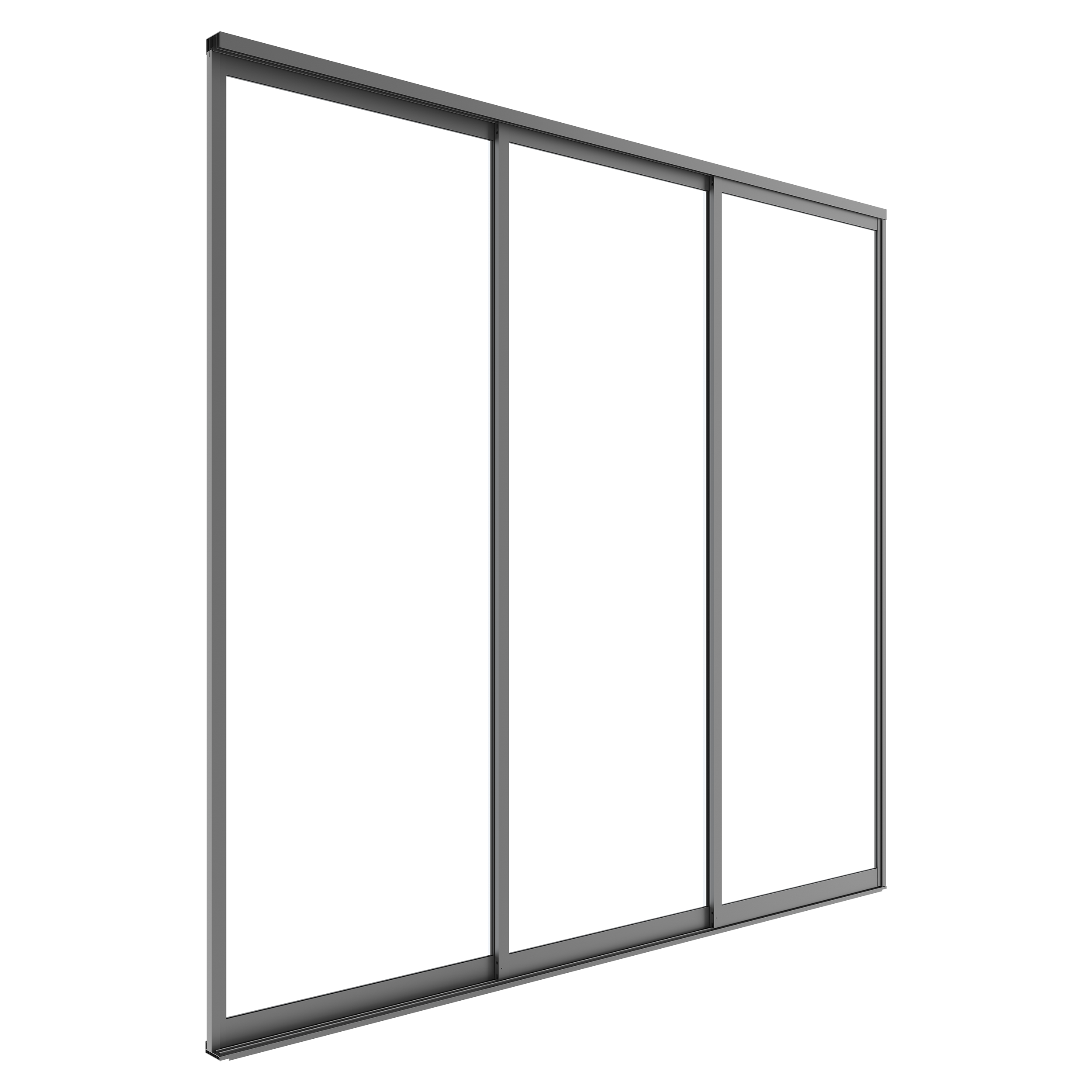 Drzwi przesuwne do pergoli Luxe panel 270x218cm antracytowe