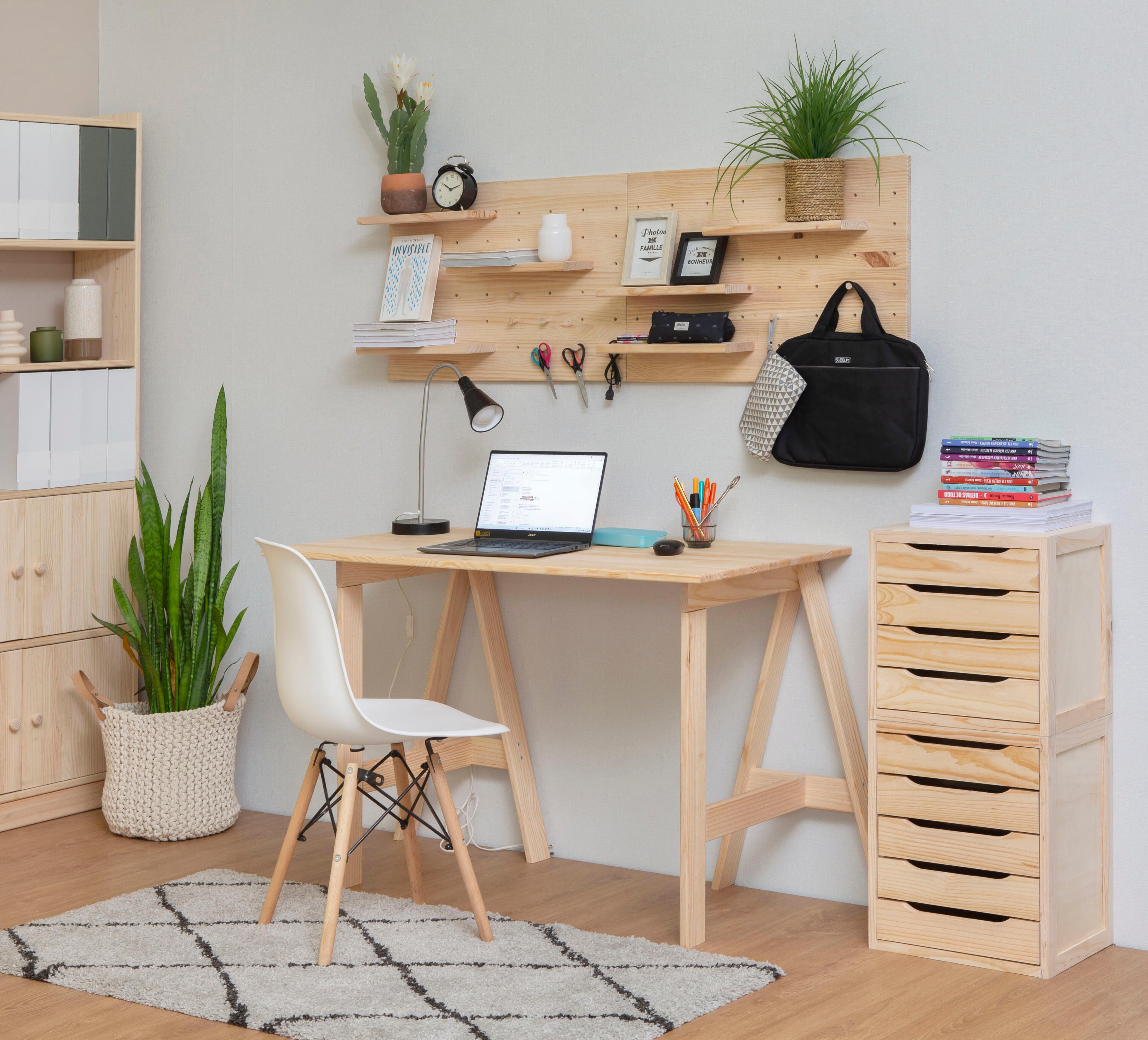 Painel organização de ferramentas 73,2x48 cm Nova - 17