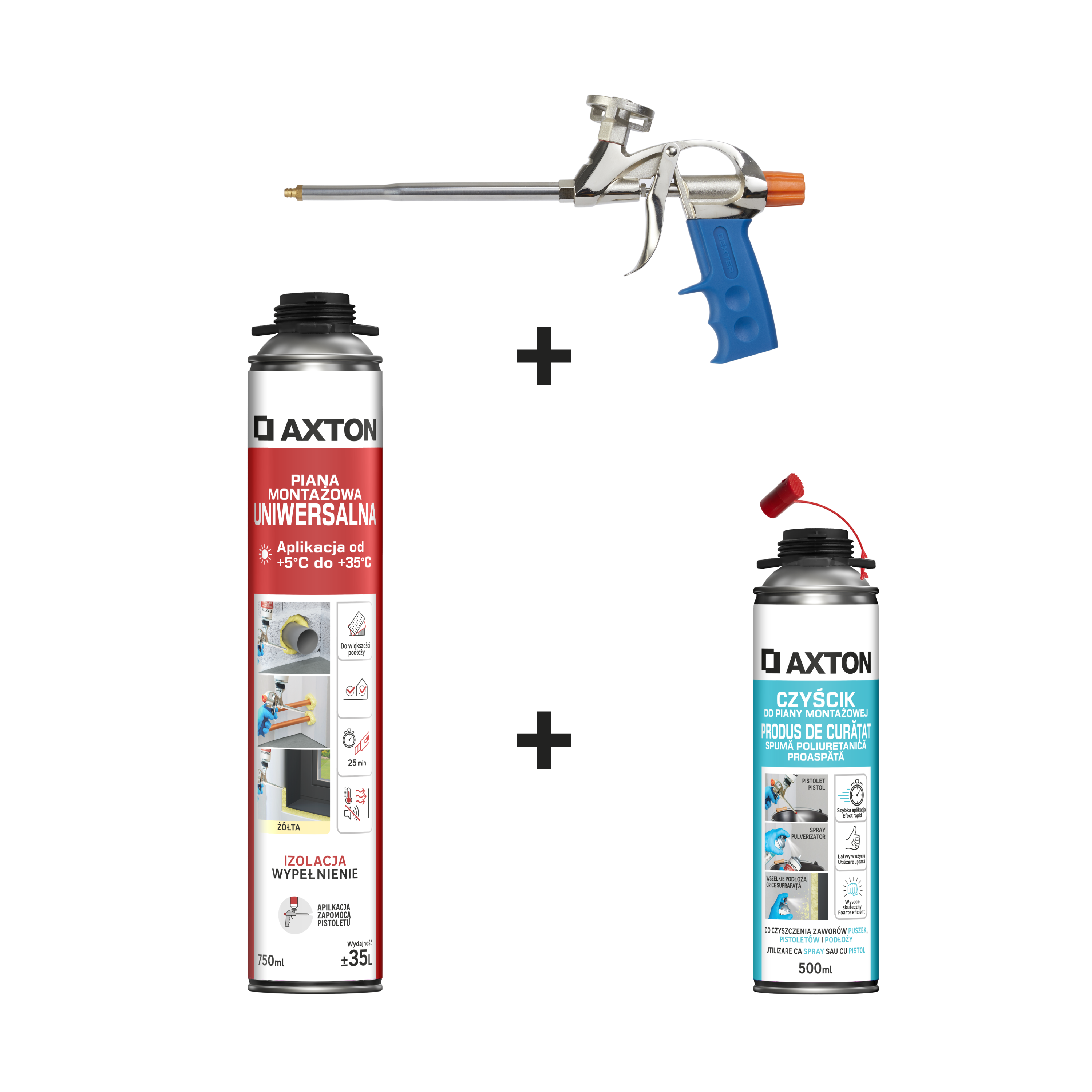 Piana montażowa uniwersalna wielosezonowa 750 ml Axton - 5