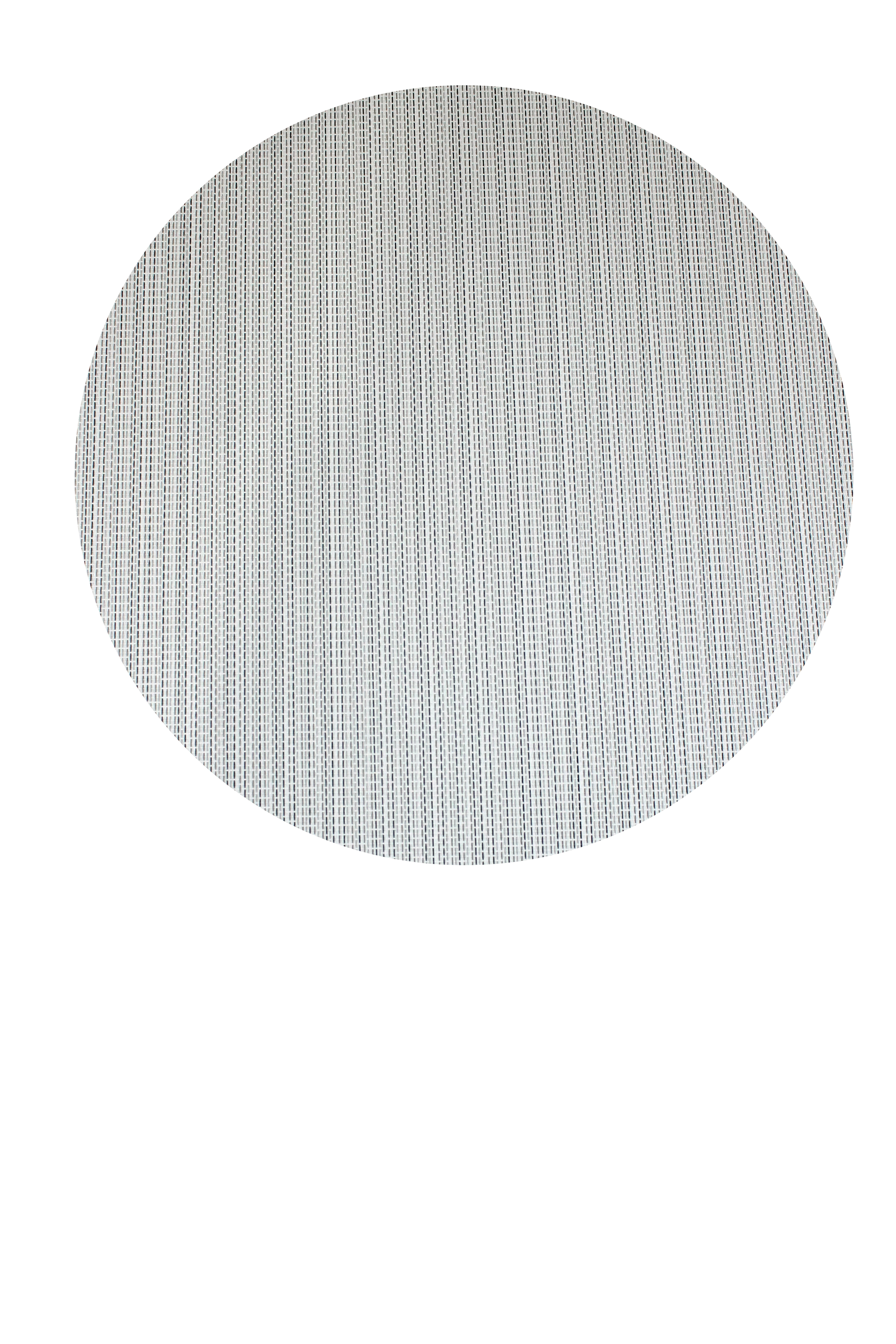 Alfombra exterior/interior pvc teplon plus blanco redonda 160x160cm