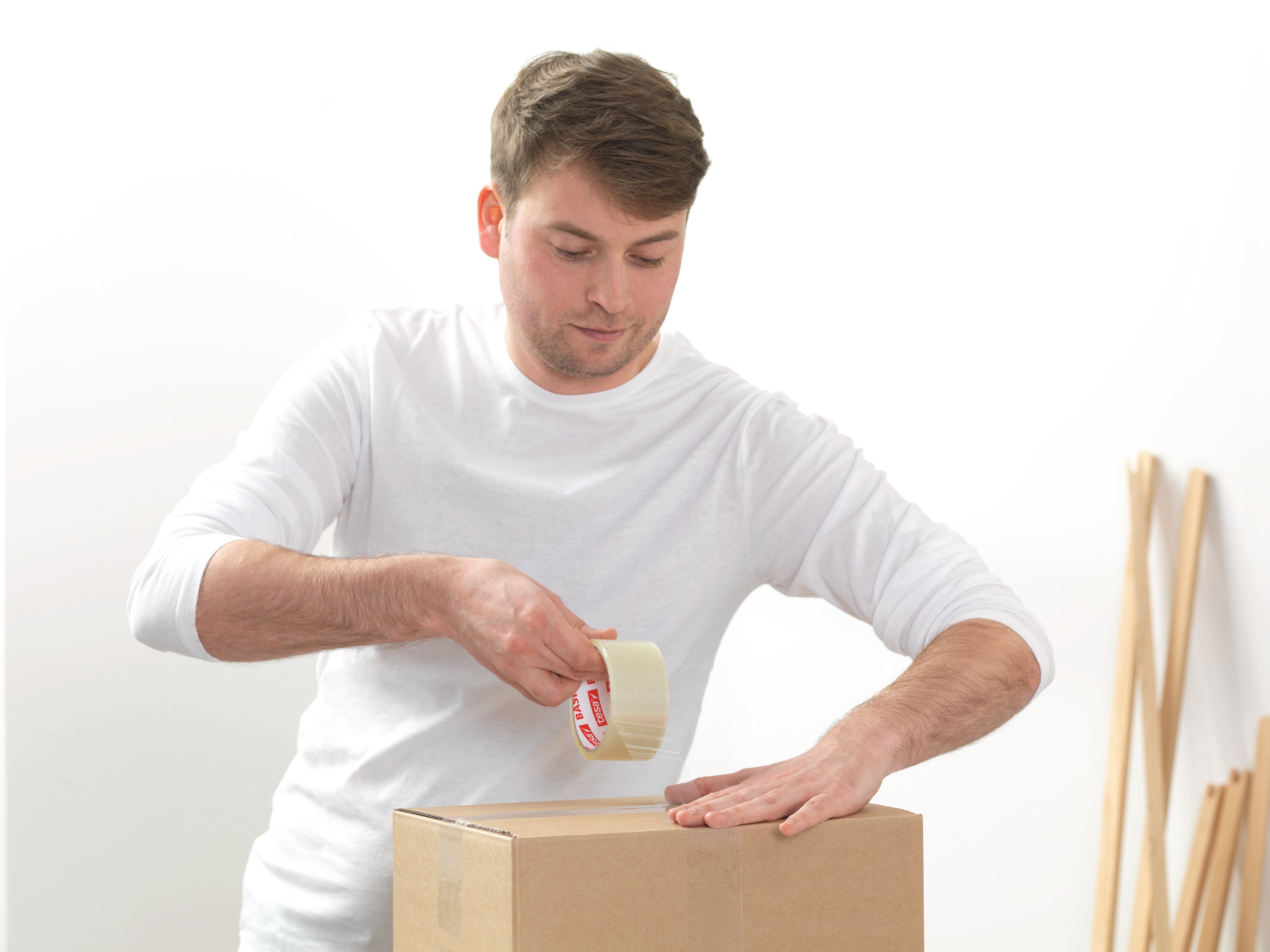 Fita de embalar TESA TRANSPARENTE 66M:50MM - 3