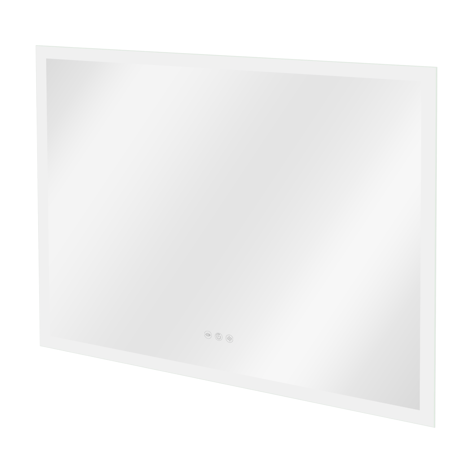 Espejo de baño con luz LED ambiente, Neo line incoloro con antivaho, táctil 90x70cm - 14