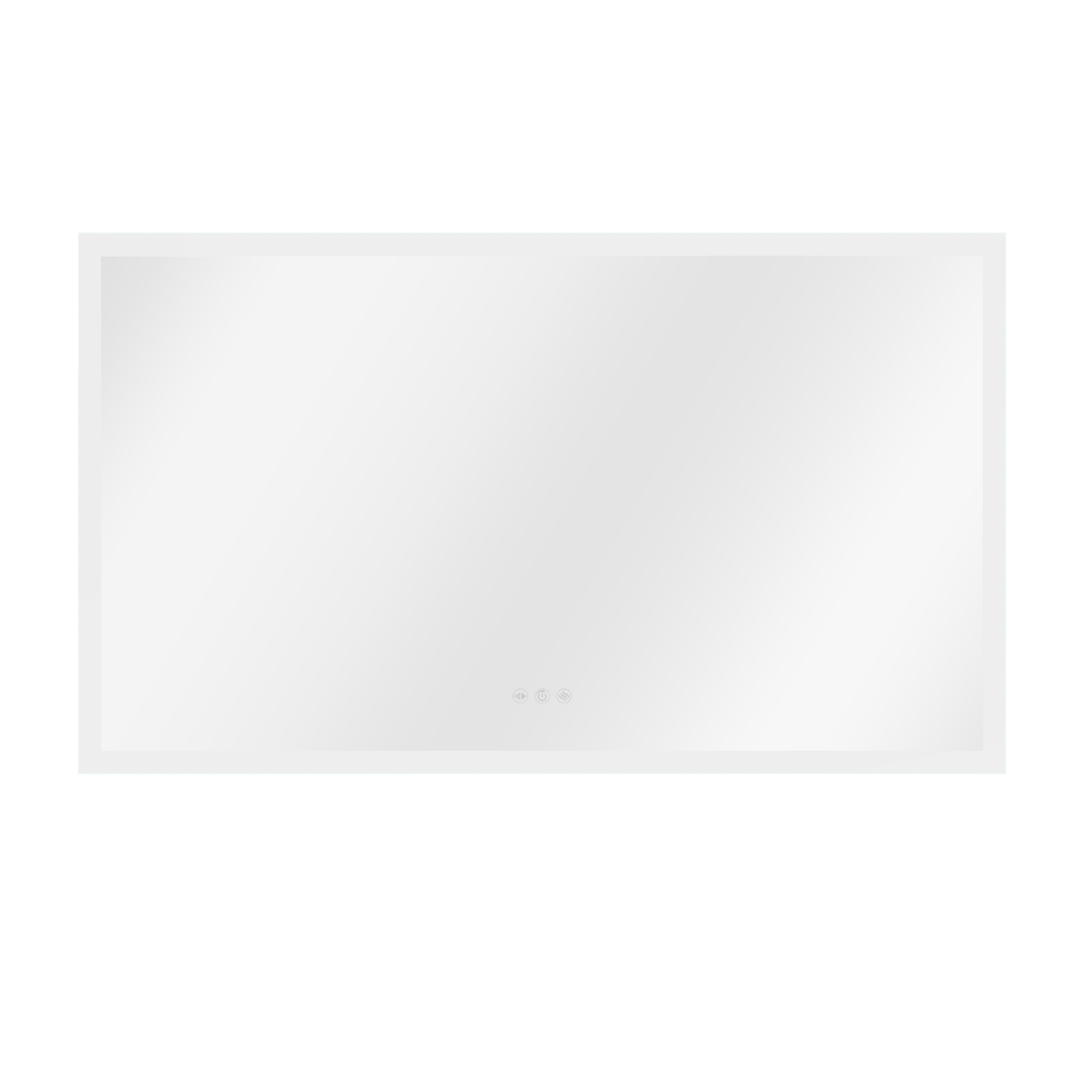 Specchio con illuminazione integrata bagno rettangolare SENSEA L 120 x H 70 x P 2.9 cm trasparente - 9