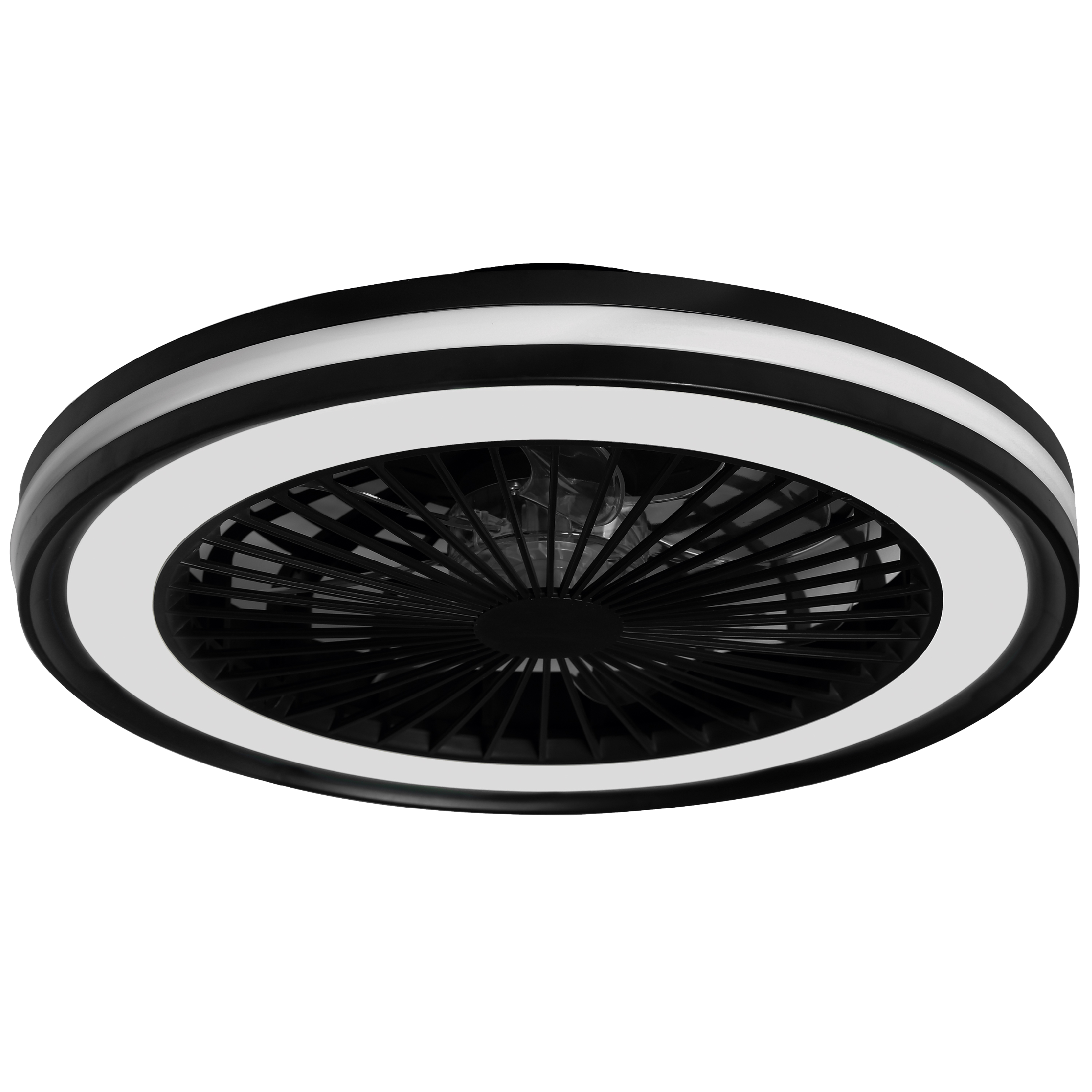 Lampowentylator Rafaga czarny 47 cm LED Inspire - 2