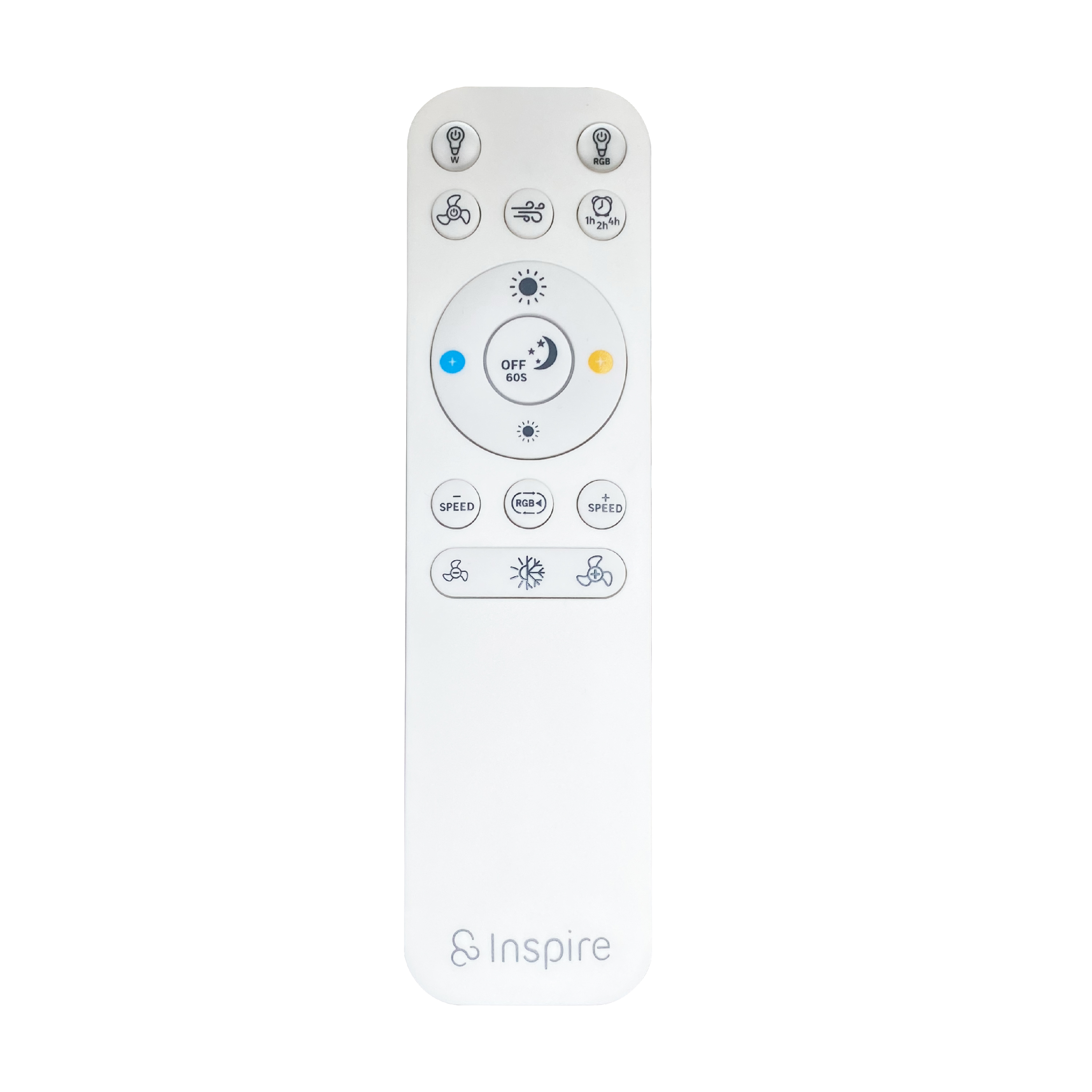 Lampowentylator Rafaga czarny 47 cm LED Inspire - 8