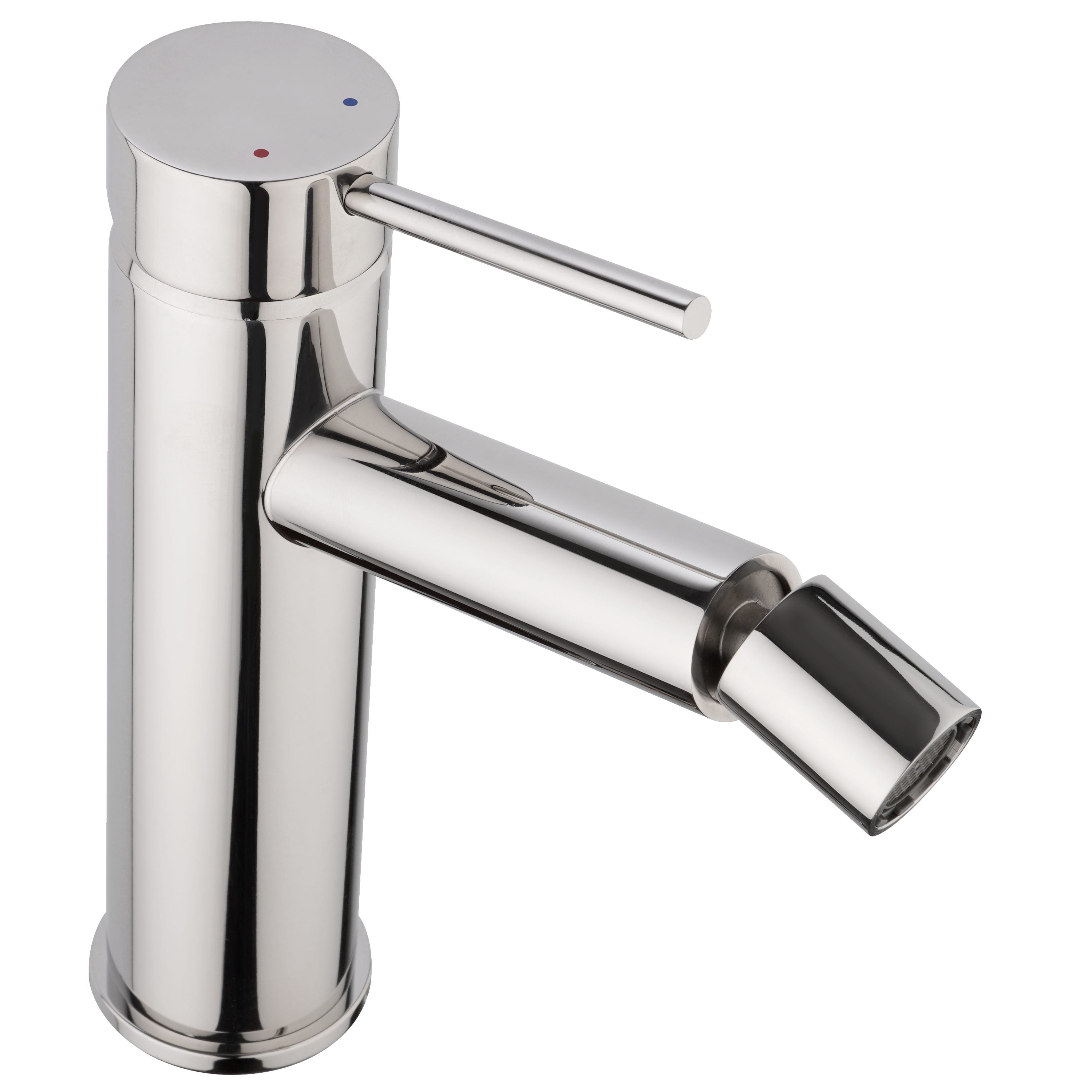 Rubinetto Per Bagno Ultra Moderno Cromato Lucido Miscelatore Orientabile Per Bidet - Foto 8