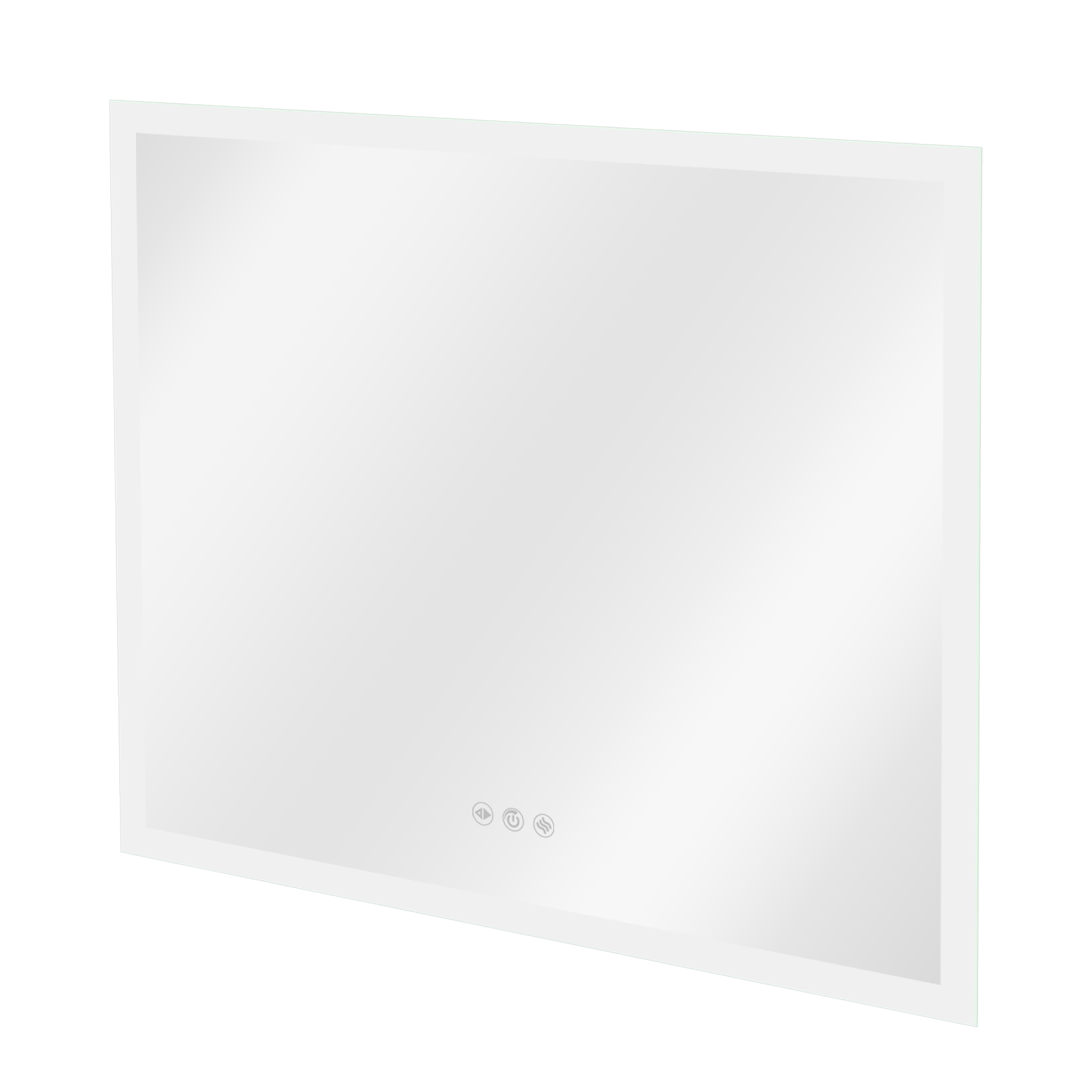 Espejo de baño con luz led neo line , antivaho, táctil 80x70cm