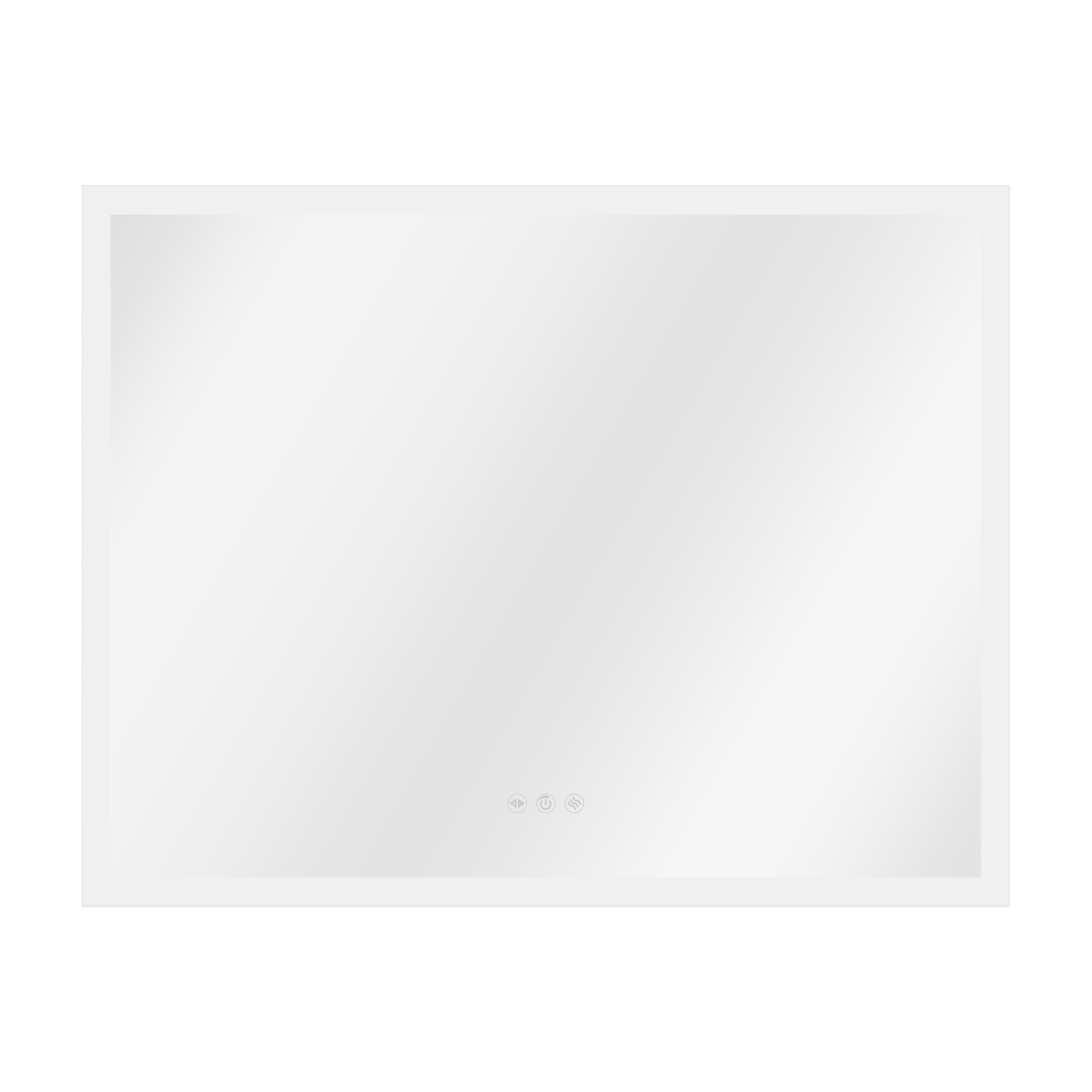 Espejo de baño con luz LED ambiente, Neo line incoloro con antivaho, táctil 90x70cm - 13