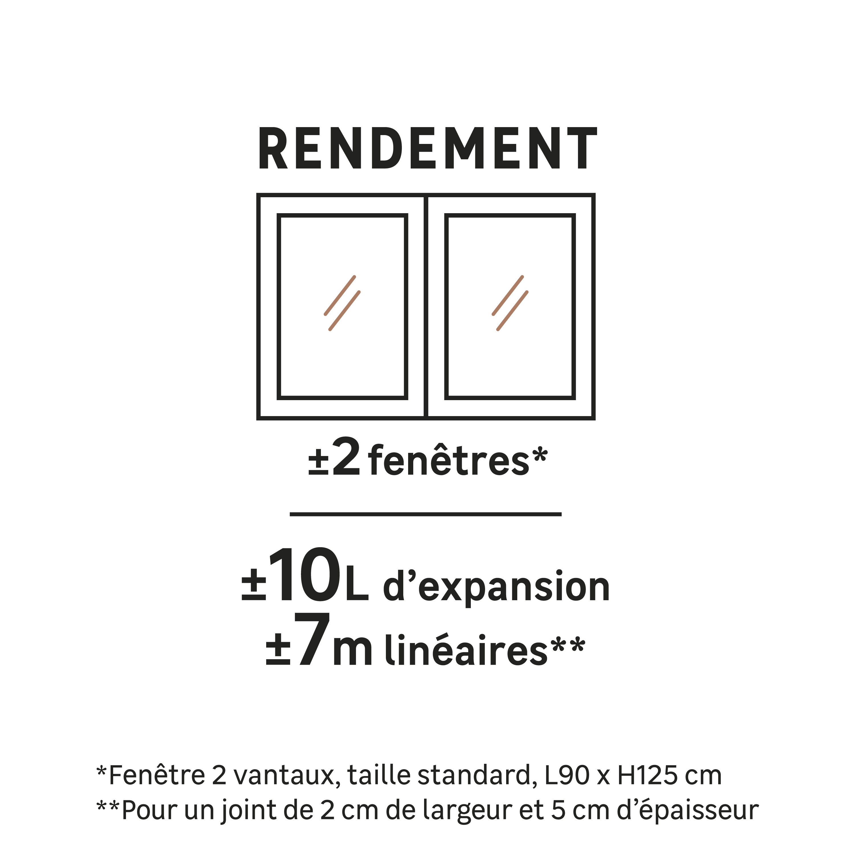 Mousse expansive Portes et fenêtres AXTON blanc 500ml - 4