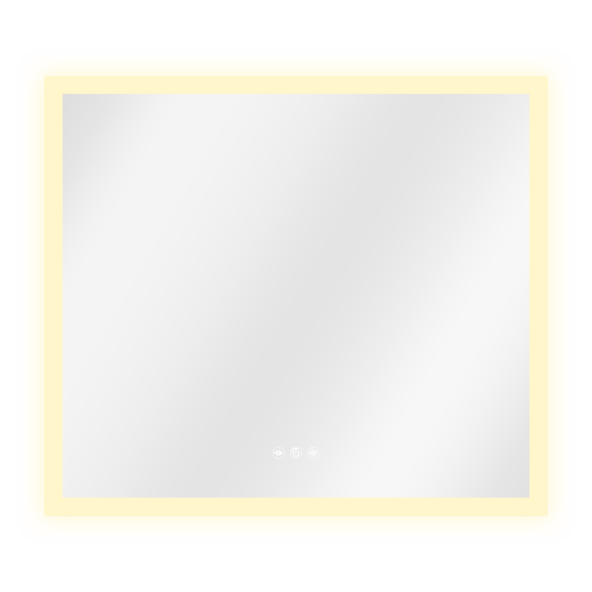 Specchio con illuminazione integrata bagno rettangolare SENSEA L 80 x H 70 x P 2.9 cm trasparente - 11