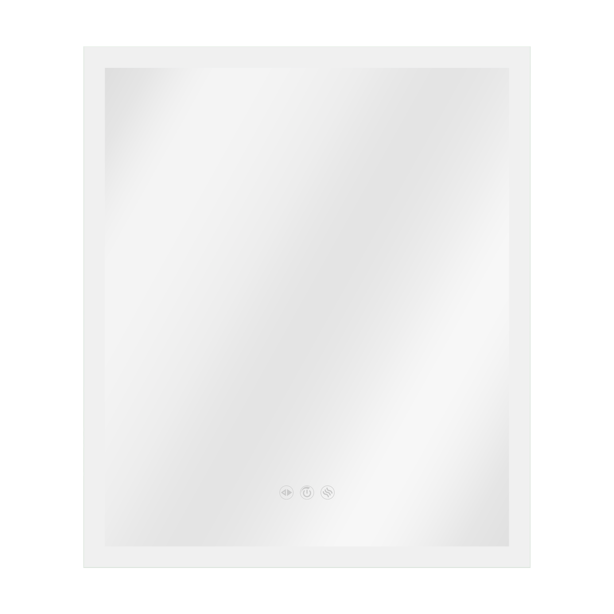 Espejo de baño rectangular con luz LED funcional y ambiente Neo Line 60x70 cm con antivaho y táctil - 11