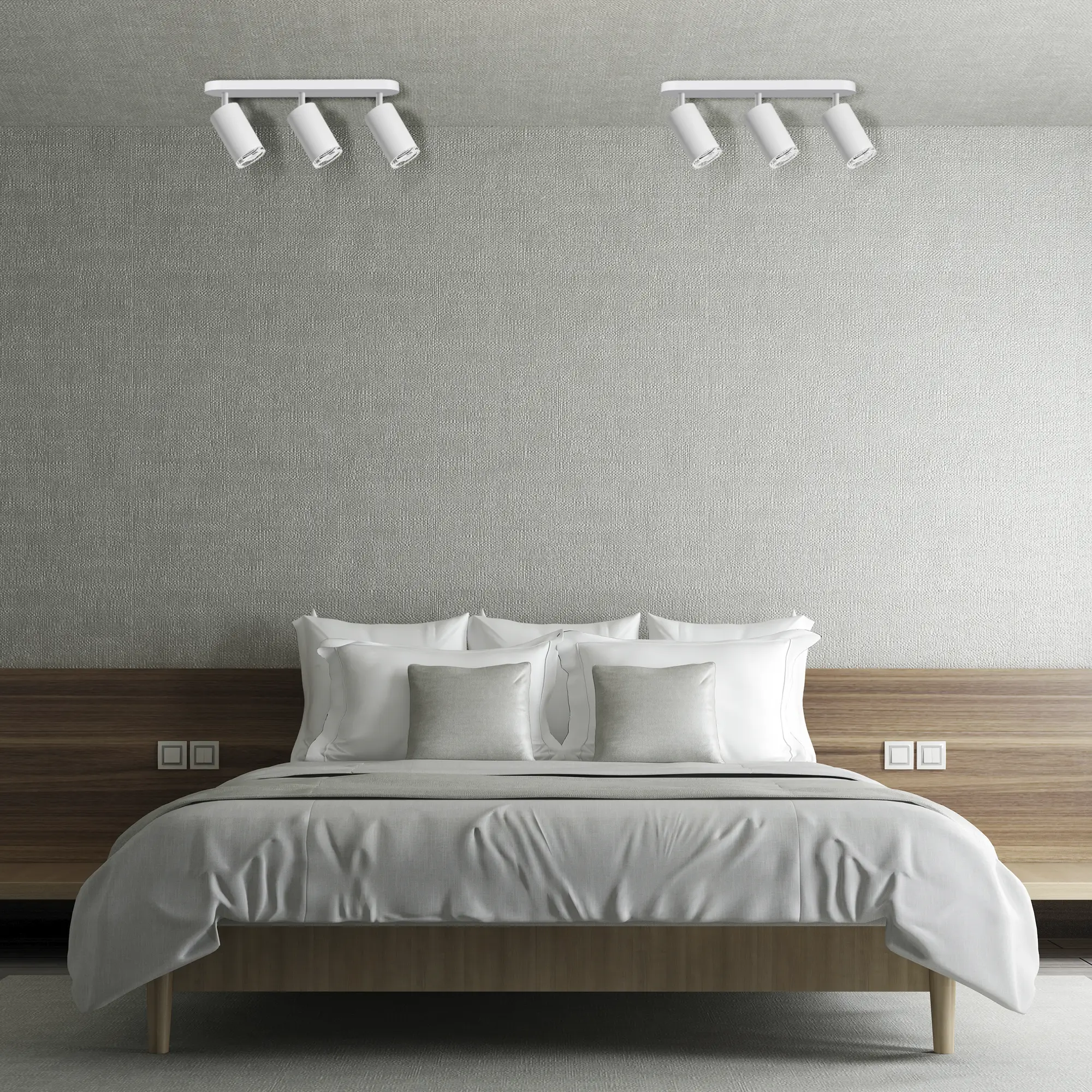 Listwa reflektorowa Turyn biała 3 x GU10 IP44 LED Goldlux - 3