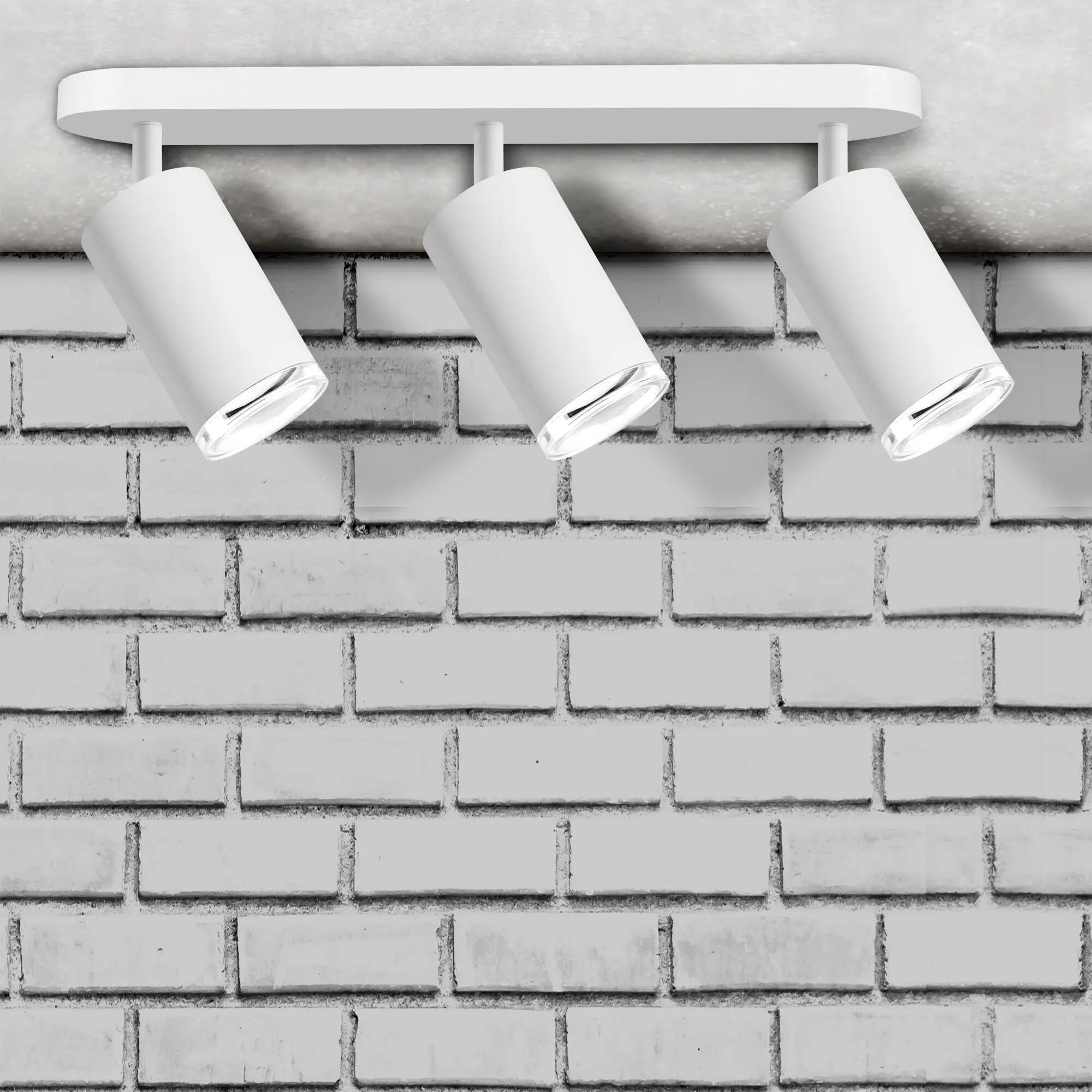 Listwa reflektorowa Turyn biała 3 x GU10 IP44 LED Goldlux - 2