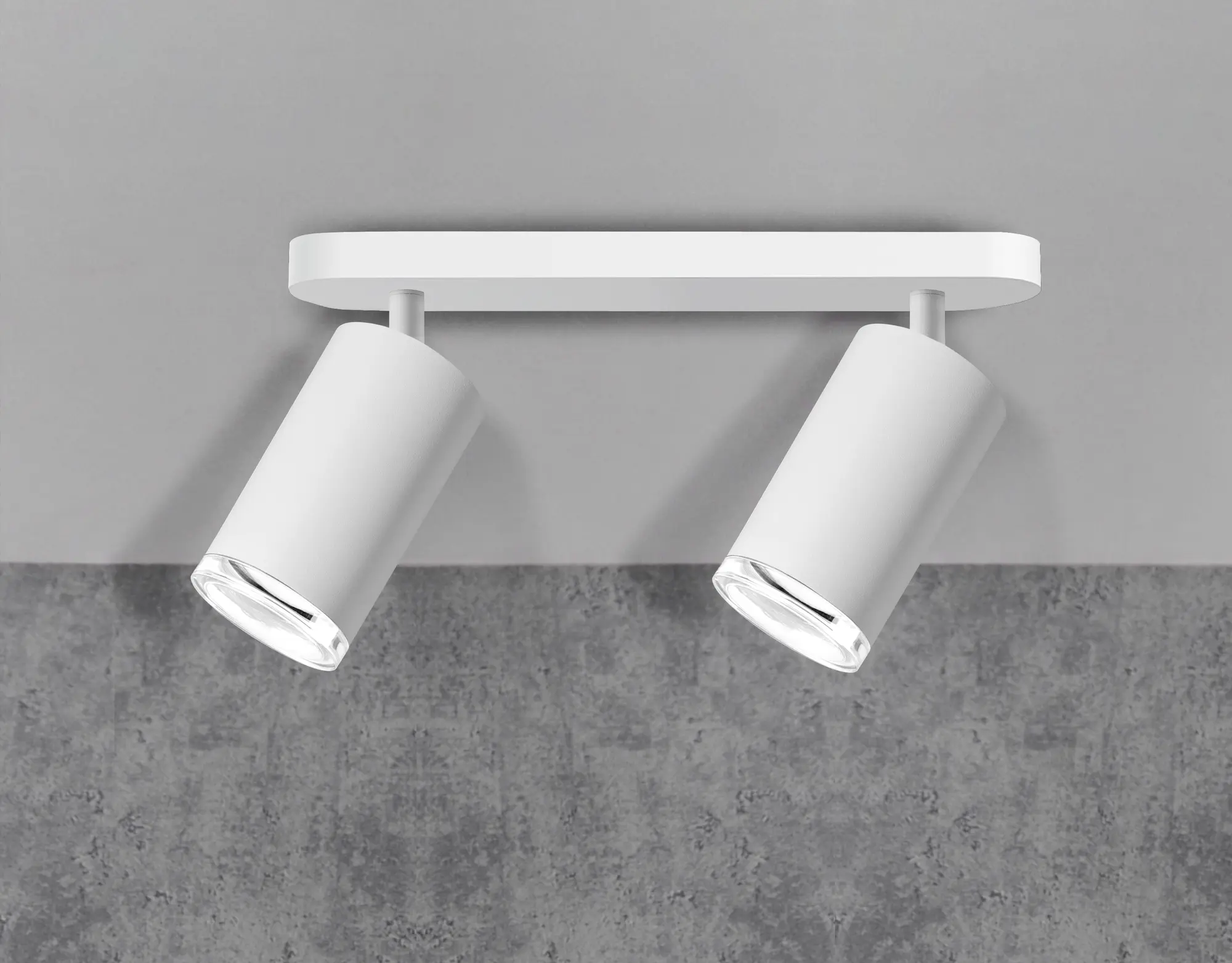 Listwa reflektorowa Turyn biała 2 x GU10 IP44 LED Goldlux - 2