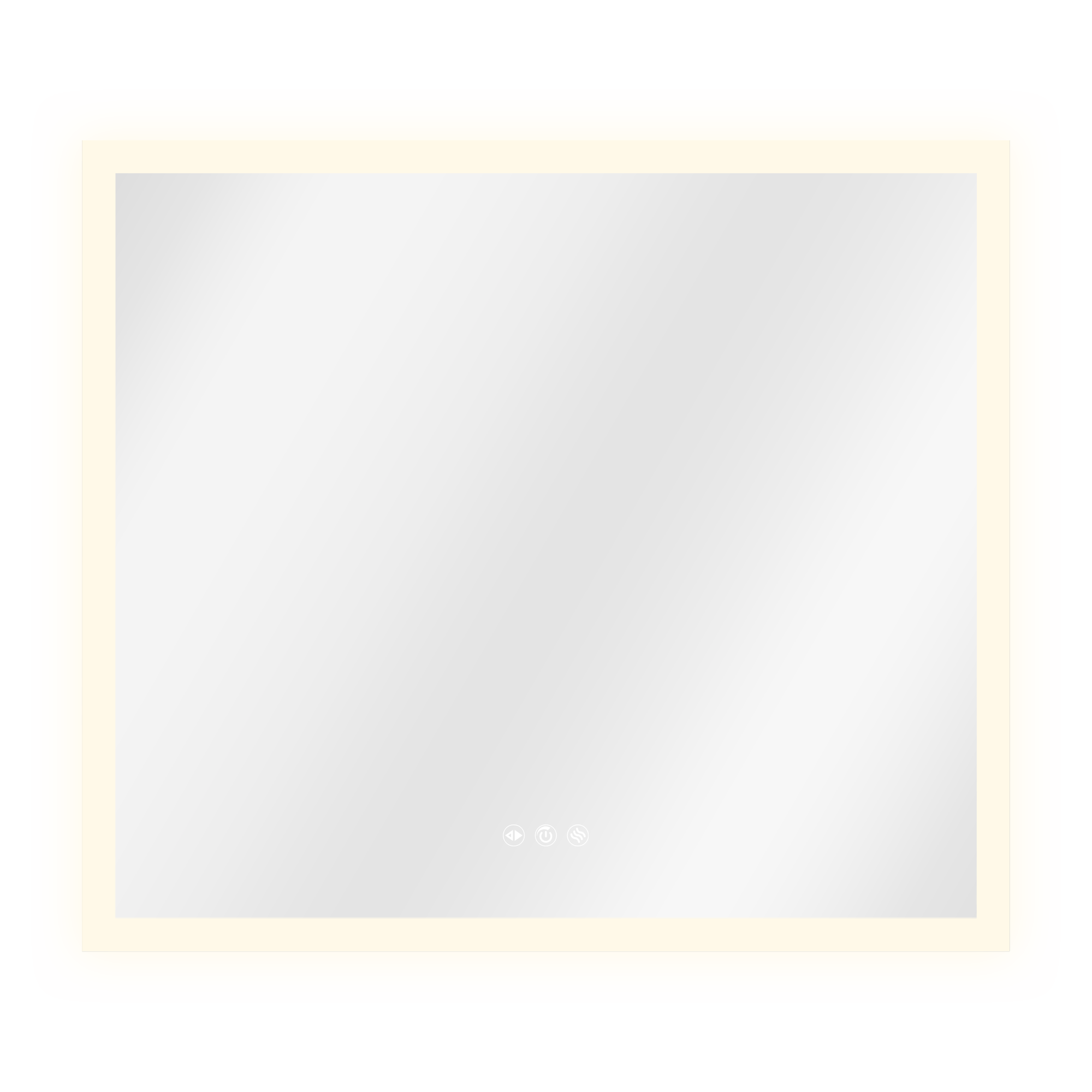 Specchio con illuminazione integrata bagno rettangolare SENSEA L 80 x H 70 x P 2.9 cm trasparente - 10