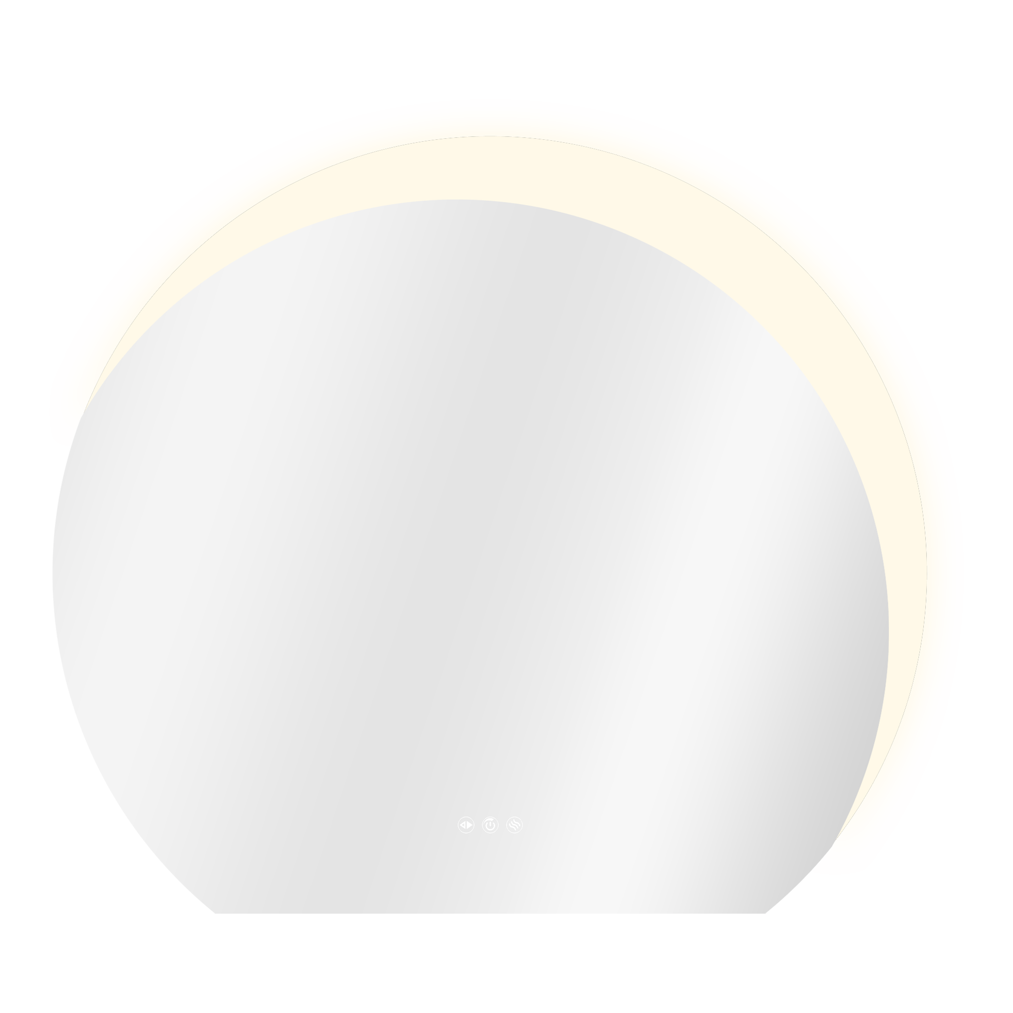 Miroir lumineux antibué arche variation de couleur l.90 x H.80 cm Neo line - 5