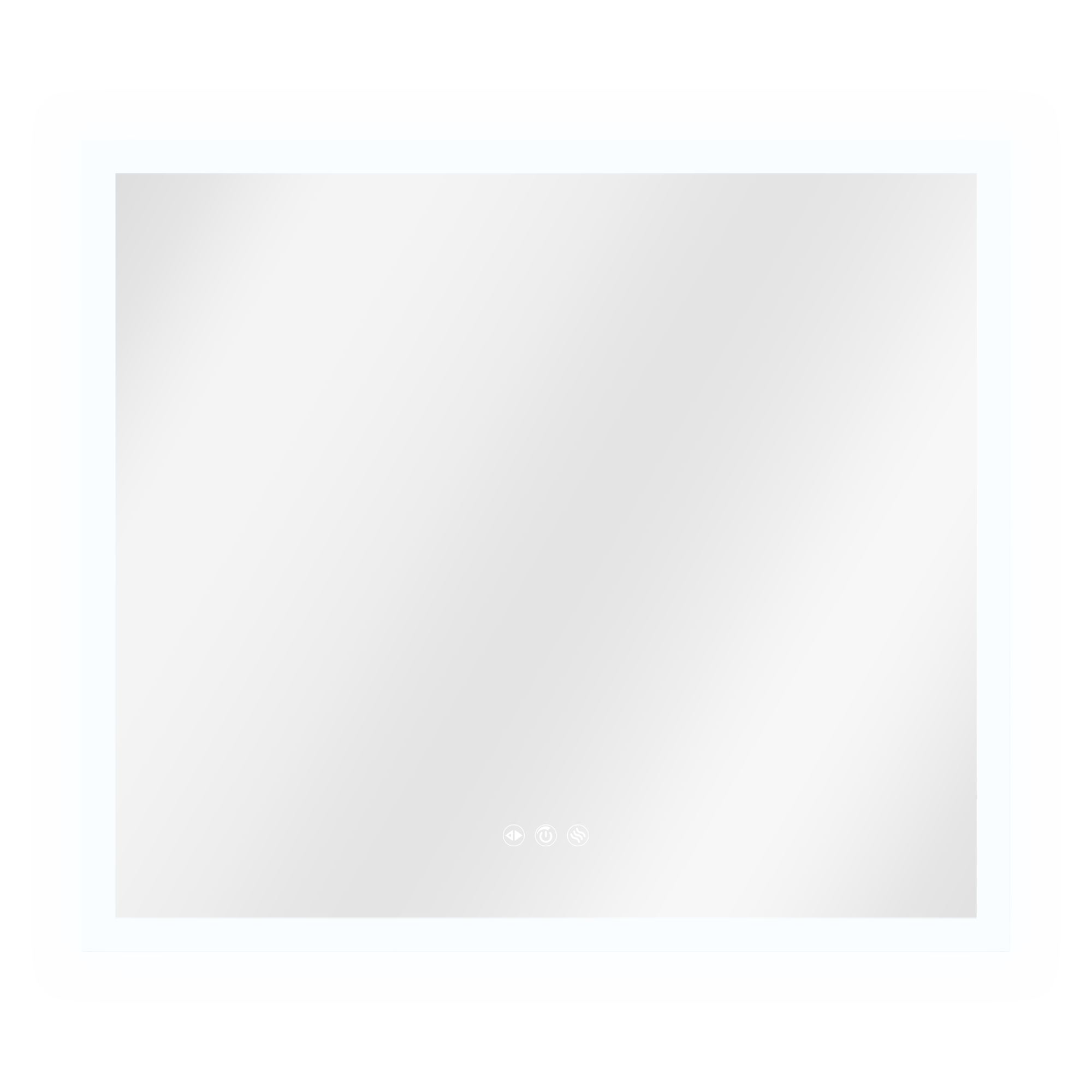 Specchio con illuminazione integrata bagno rettangolare SENSEA L 80 x H 70 x P 2.9 cm trasparente - 9