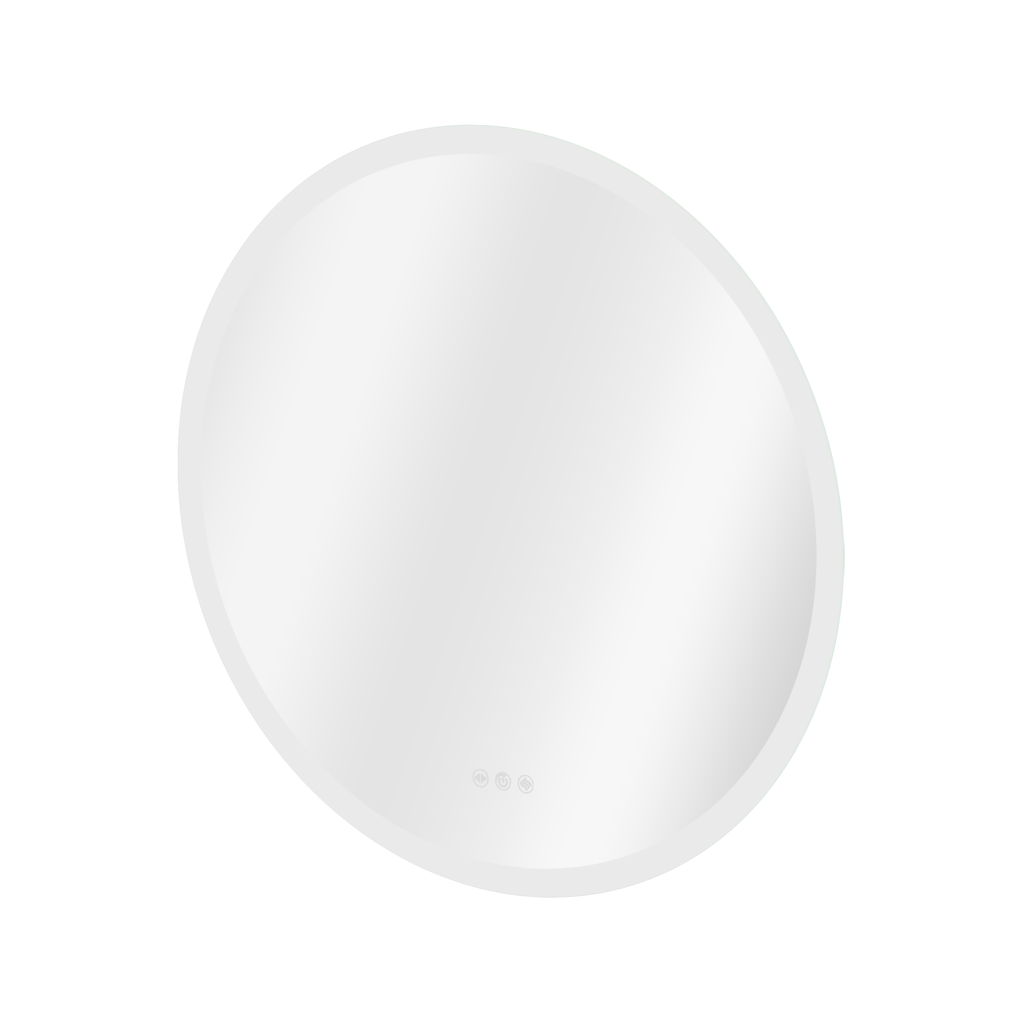 Miroir lumineux rond Diam.75 cm Neo line, anti-buée, variateur int et couleur - 4