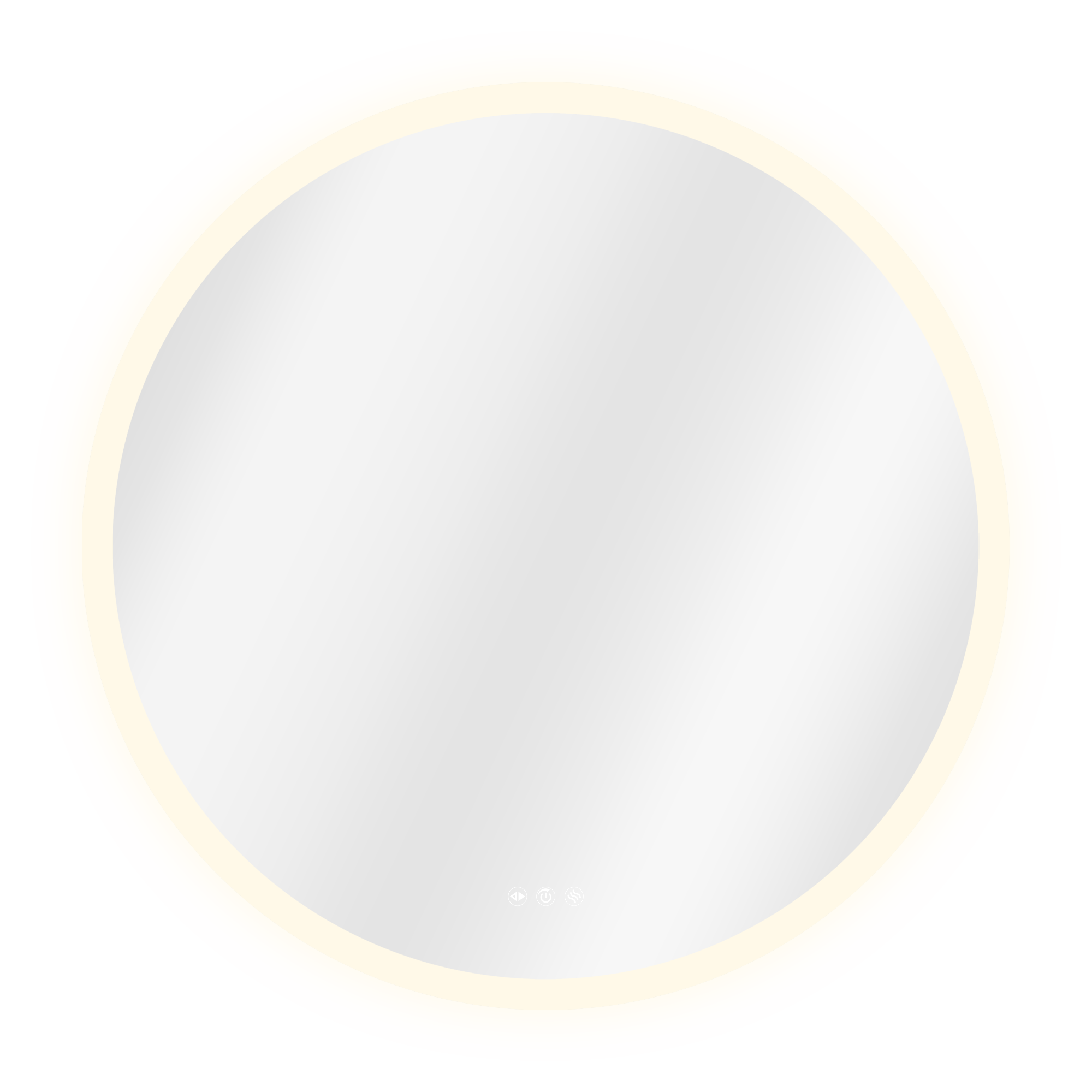 Miroir lumineux rond Diam.90 cm Neo line, anti-buée, variateur int et couleur - 11