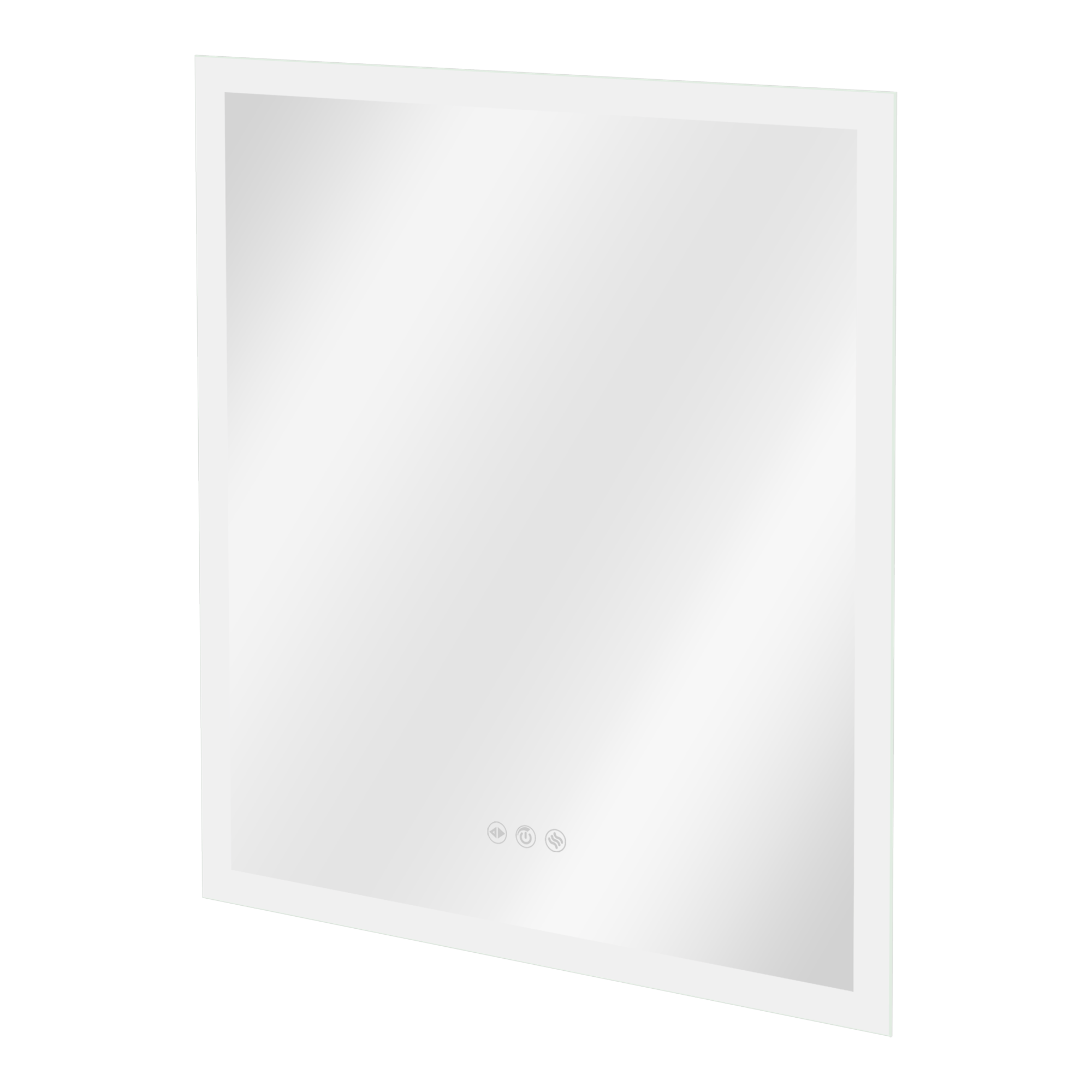 Espejo de baño rectangular con luz LED funcional y ambiente Neo Line 60x70 cm con antivaho y táctil - 6
