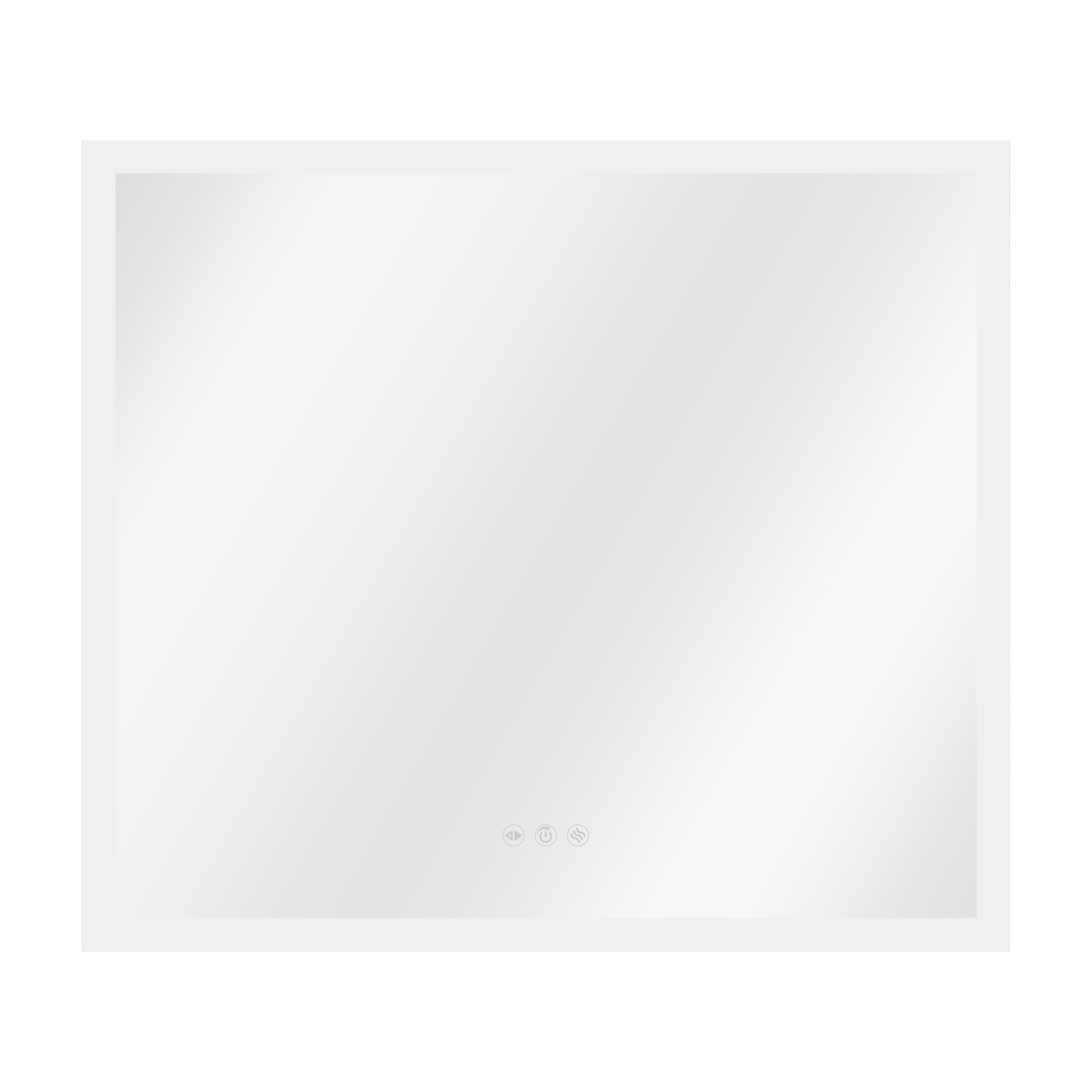Specchio con illuminazione integrata bagno rettangolare SENSEA L 80 x H 70 x P 2.9 cm trasparente - 8