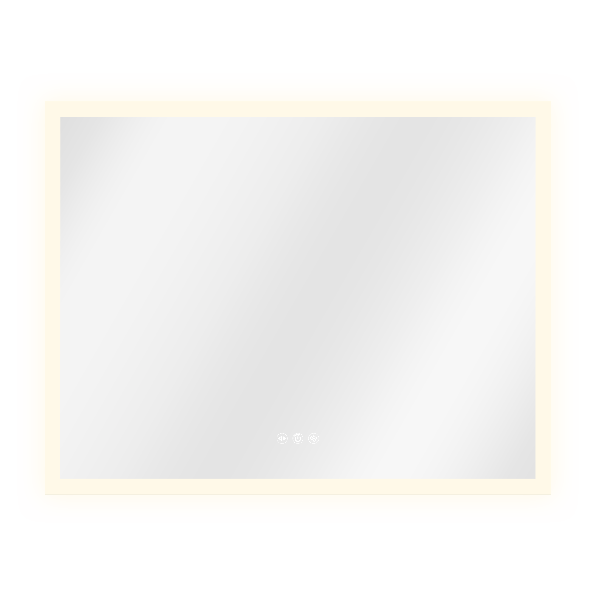 Espejo de baño con luz LED ambiente, Neo line incoloro con antivaho, táctil 90x70cm - 6