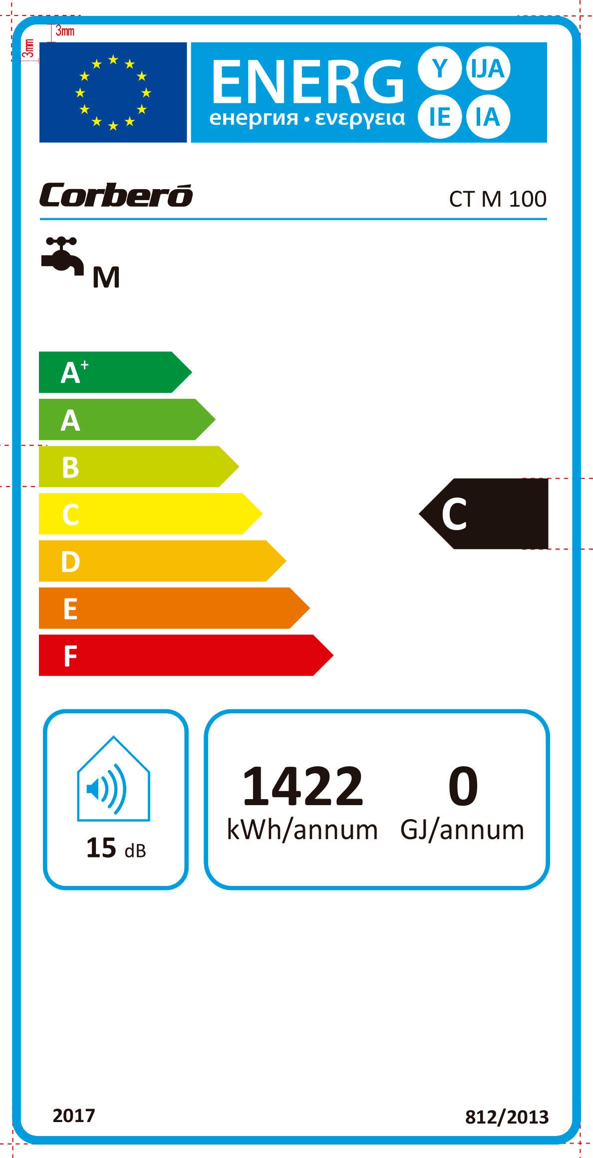 TERMO ELÉCTRICO 92L CTM100 CORBERÓ - 3
