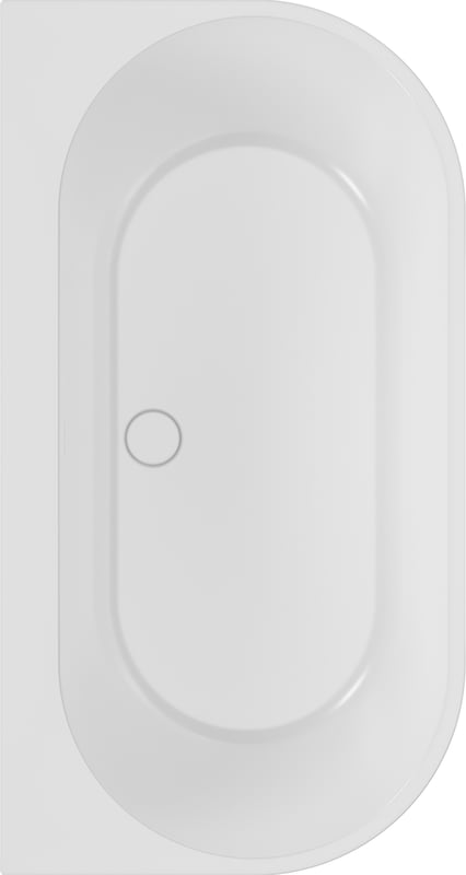 Wanna przyścienna Bellagio 159 x 84 Sensea