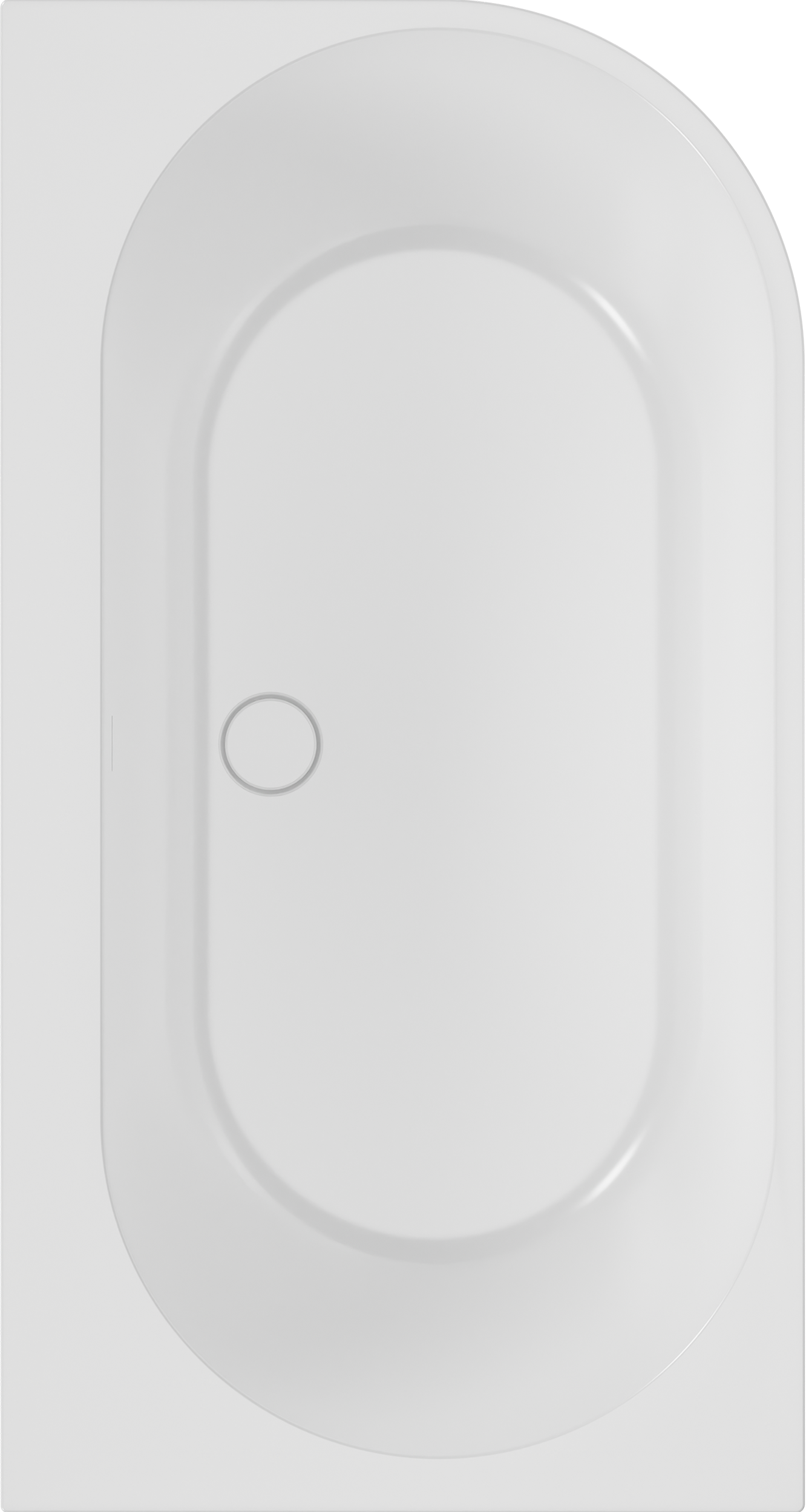 Wanna przyścienna Bellagio 159 x 84 cm lewa Sensea