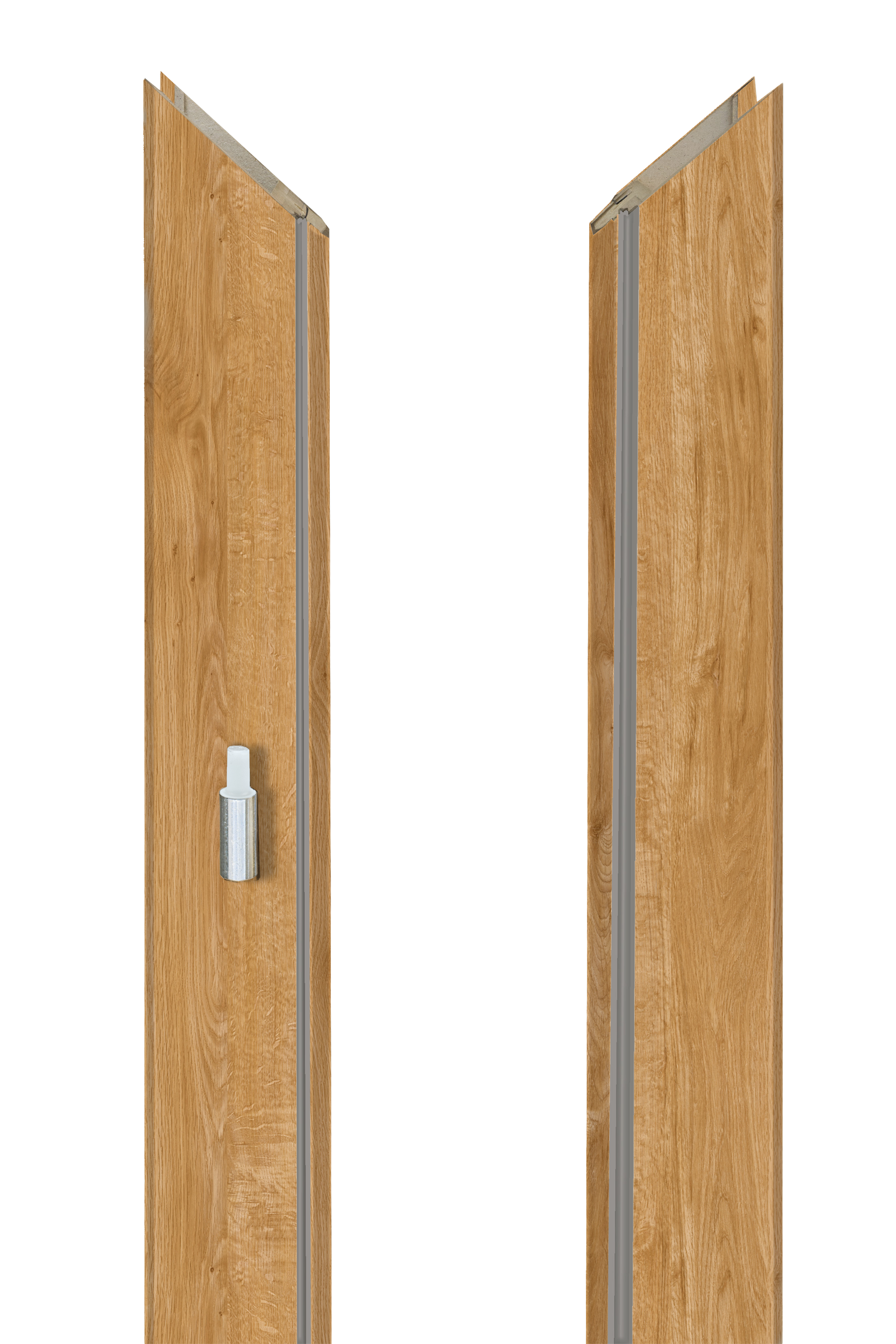 Baza lewa ościeżnicy regulowanej dąb naturalny 120-140 mm Voster