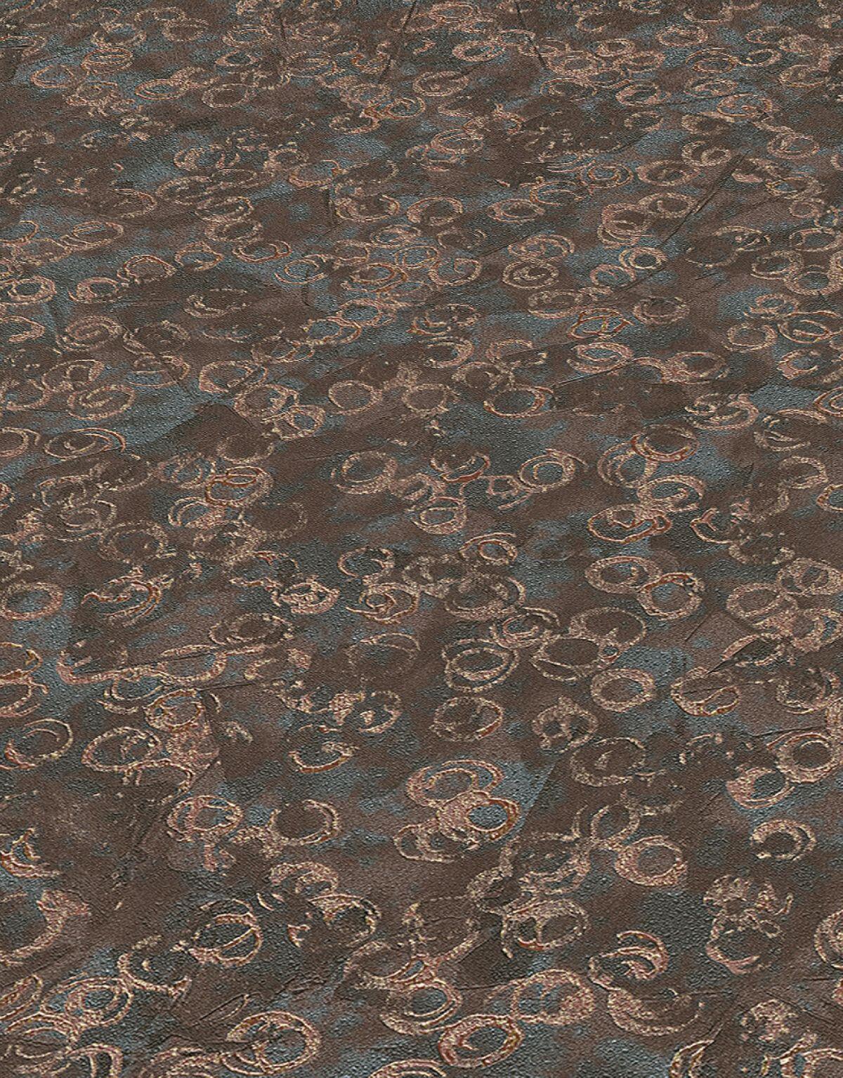 Carta da parati grandi Anelli marrone, 106 cm x 10 m - 4