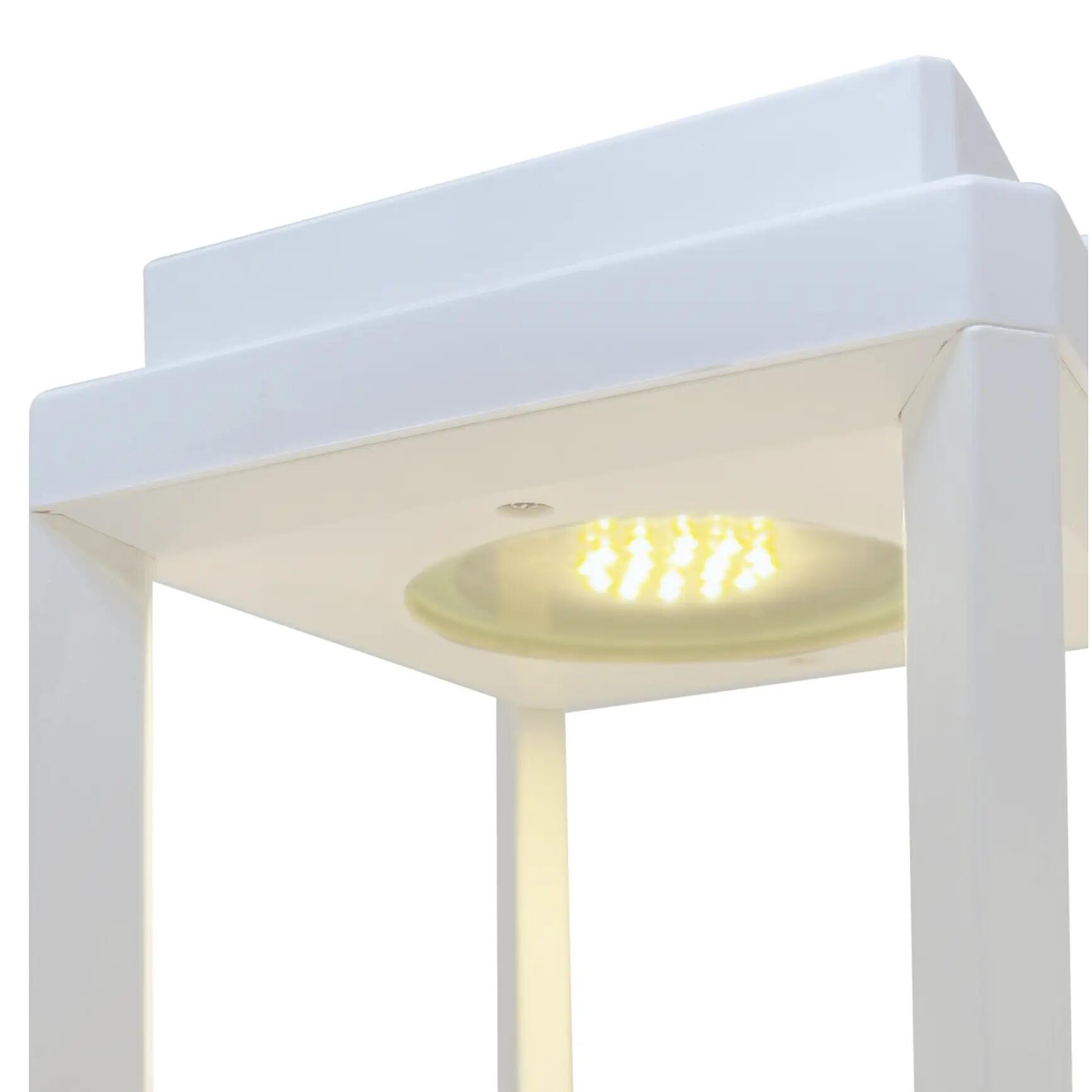 Lampada solare decorativa Sunny bianco, in abs, luce bianco caldodimmerabile - 4