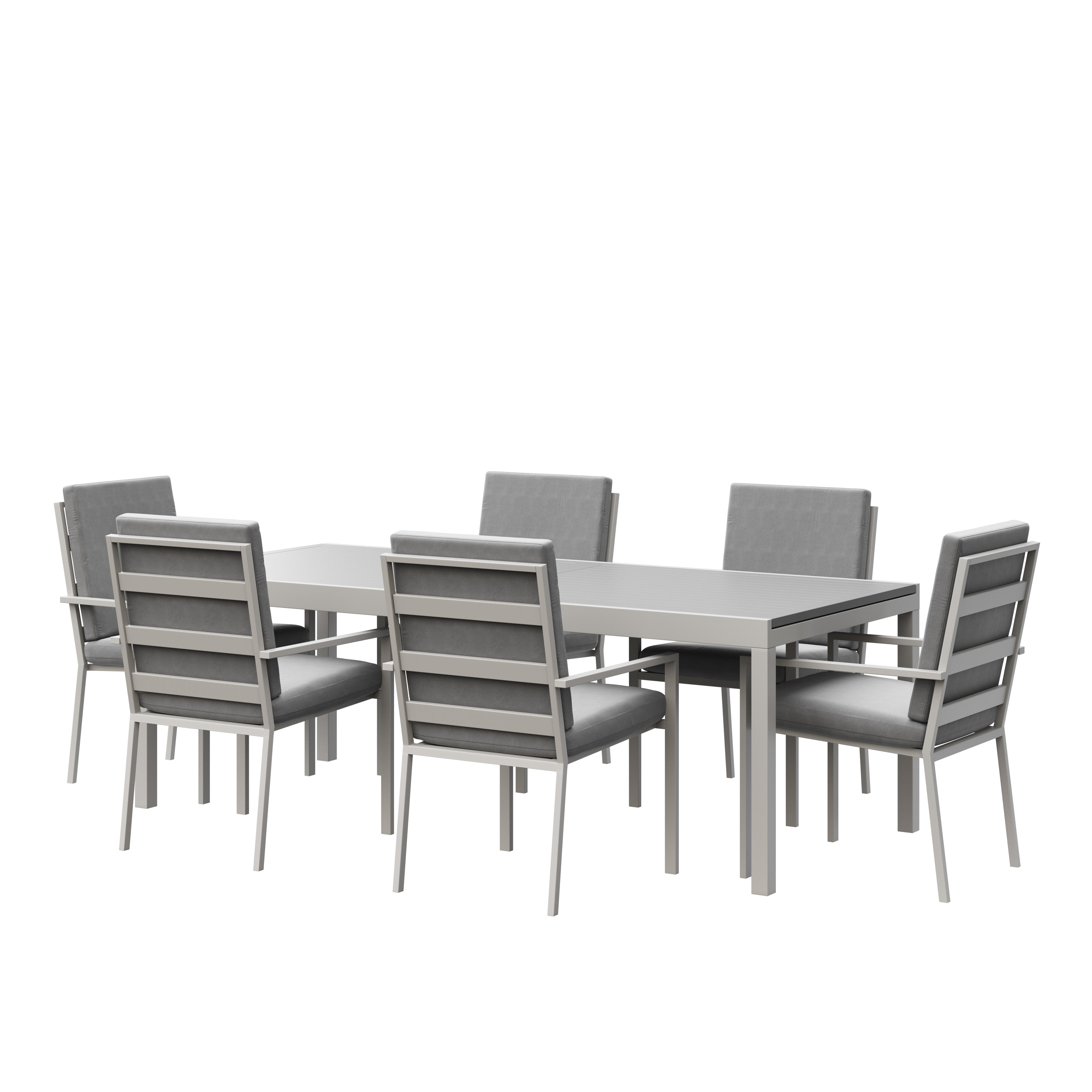 2 Cadeiras de alumínio NATERIAL LAS VEGAS BRANCO - 3