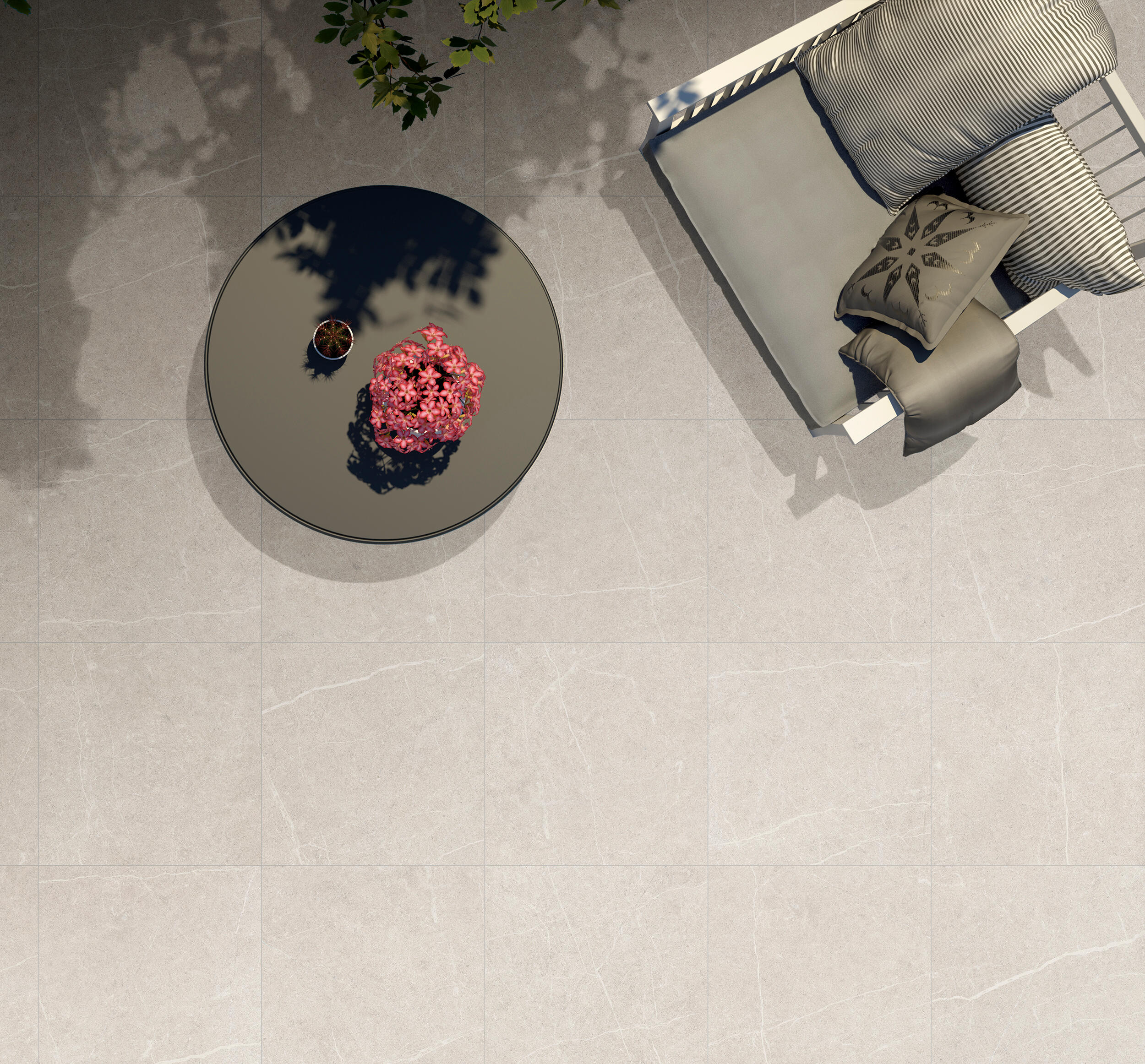 Suelo porcelánico ng pietra efecto piedra blanco avorio 60x60 cm c3