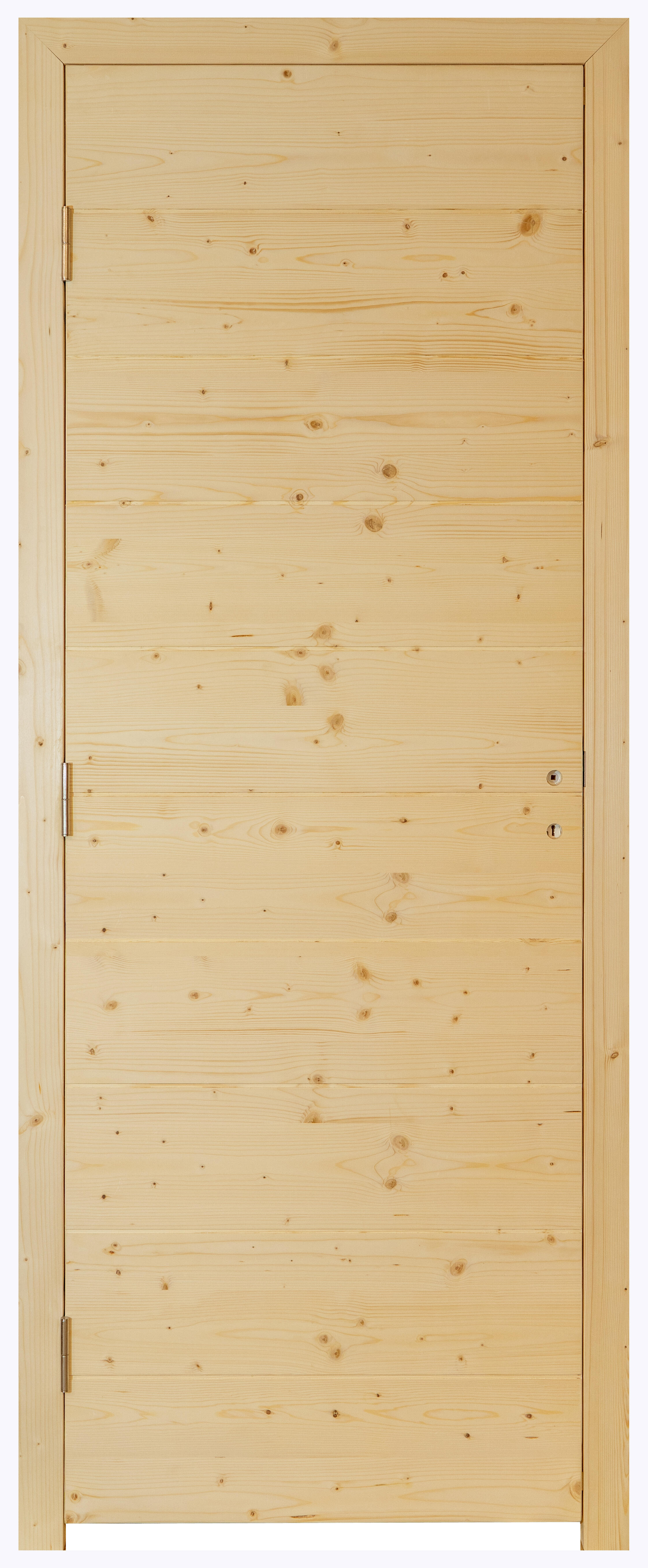 Bloc-porte fin de chantier épicéa Anna 204 x 83cm, poussant droit - 5
